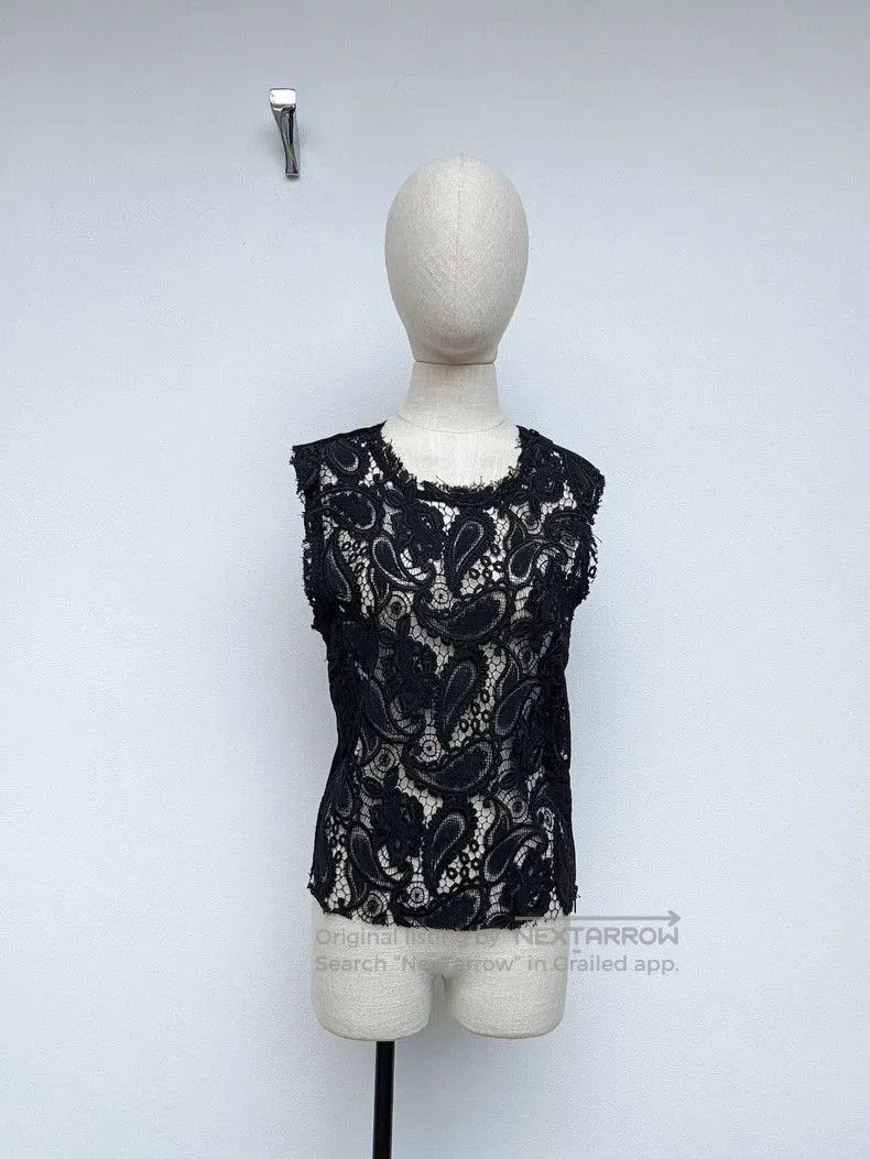 Ann Demeulemeester Ann Demeulemeester Lace Sleeveless Top. Size US M / EU 48-50 / 2 - 1 Thumbnail