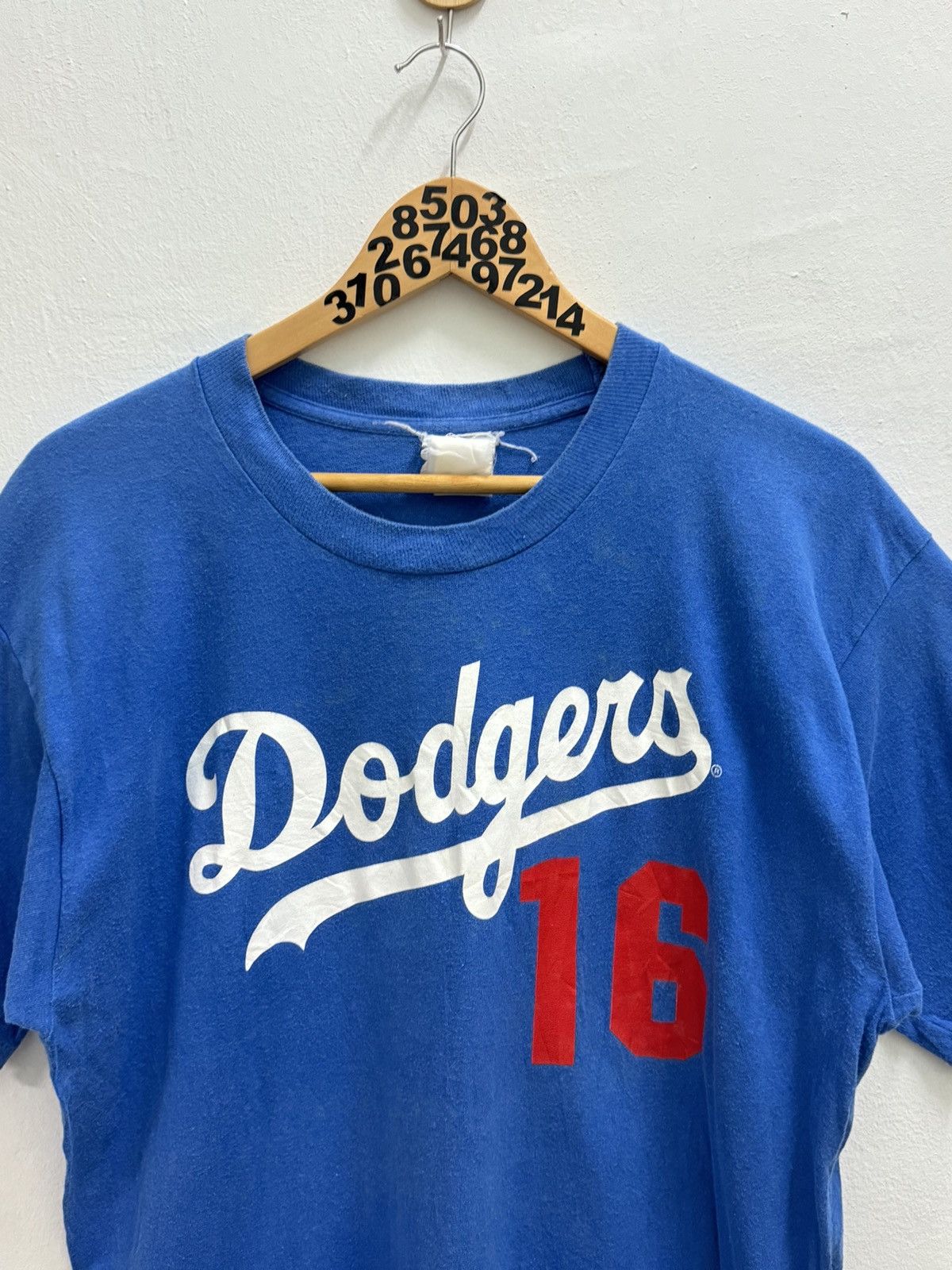 MLB × Starter × Vintage Vintage 1995 LA Dodgers Hideo Nomo Single Stitch Tee Size US M / EU 48-50 / 2 - 5 Thumbnail