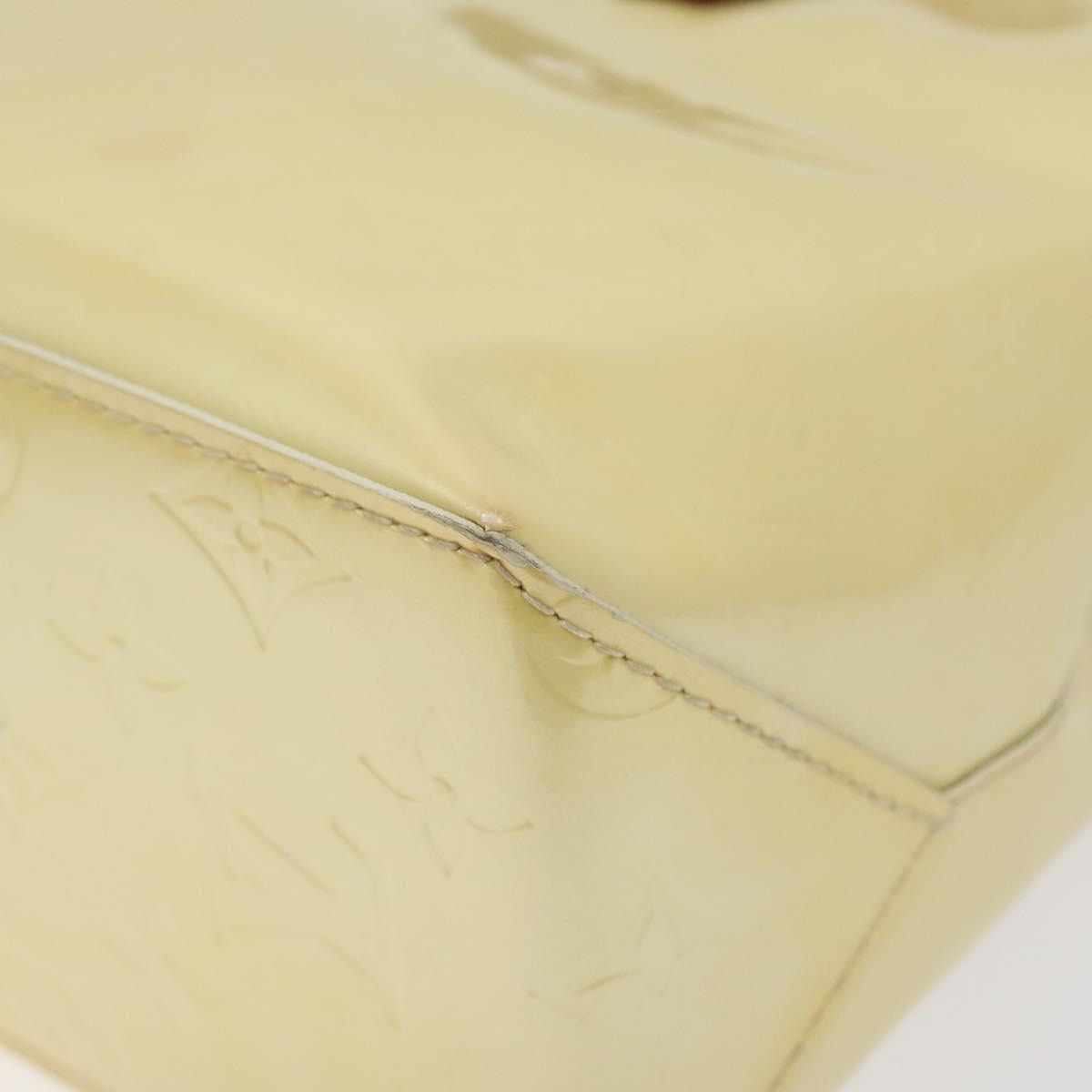 Louis Vuitton LOUIS VUITTON Monogram Vernis Reade PM Hand Bag Perle M91336 Size ONE SIZE - 9 Thumbnail