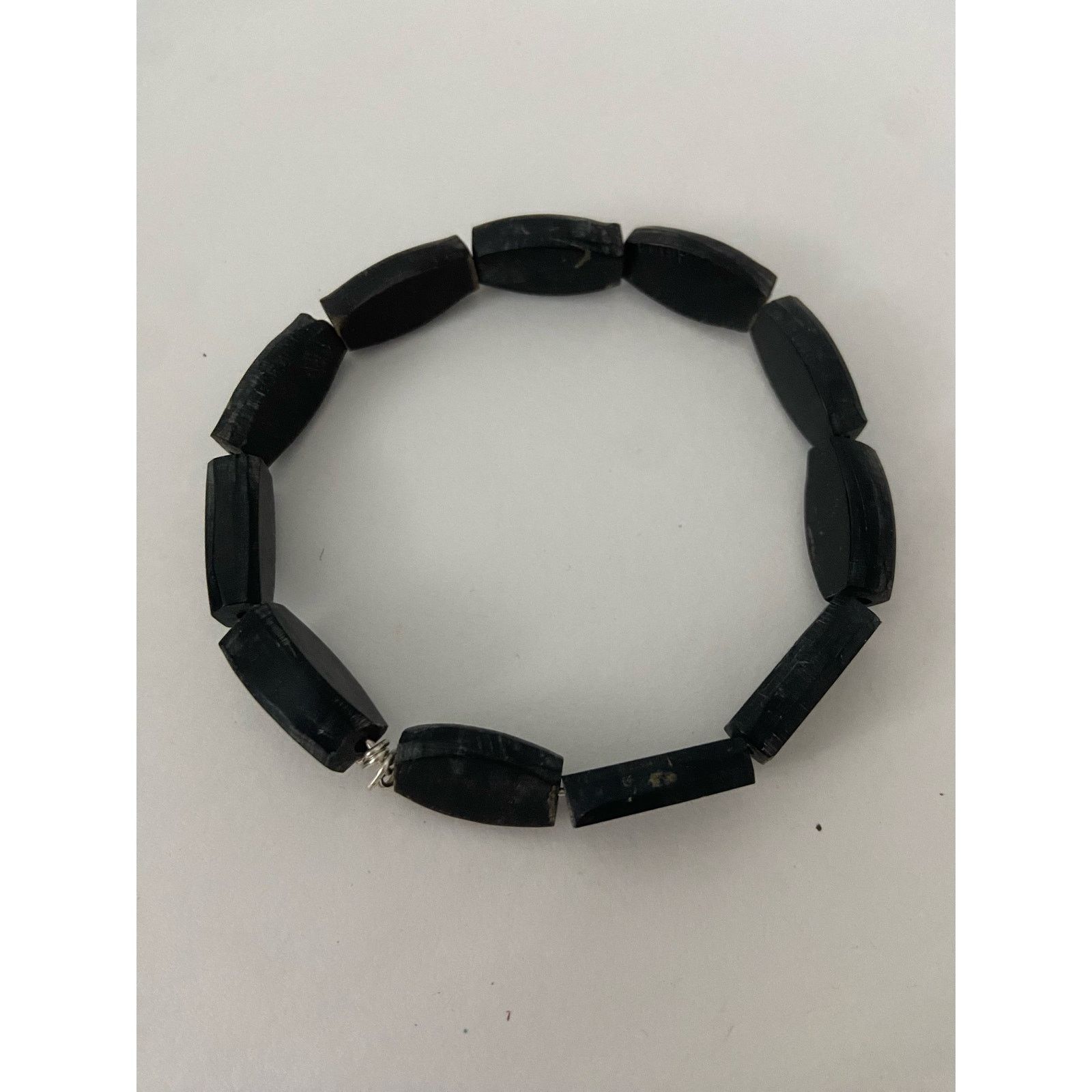 Handmade black bangle bracelet Size ONE SIZE - 3 Thumbnail