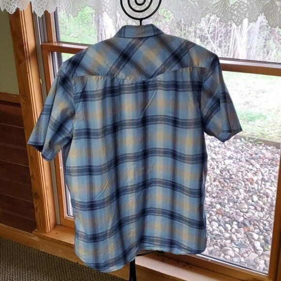 Designer Bullhead Wild West Pearl Snap Short Sleeve Cowboy Button Dow Size US XL / EU 56 / 4 - 7 Thumbnail