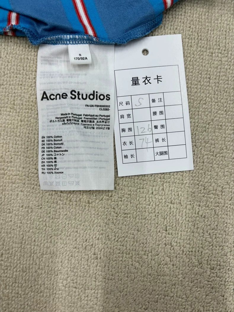 Acne Studios Acne Studios Fall/Winter 2024 Striped Crew Neck Layered Lon Size US S / EU 44-46 / 1 - 5 Thumbnail