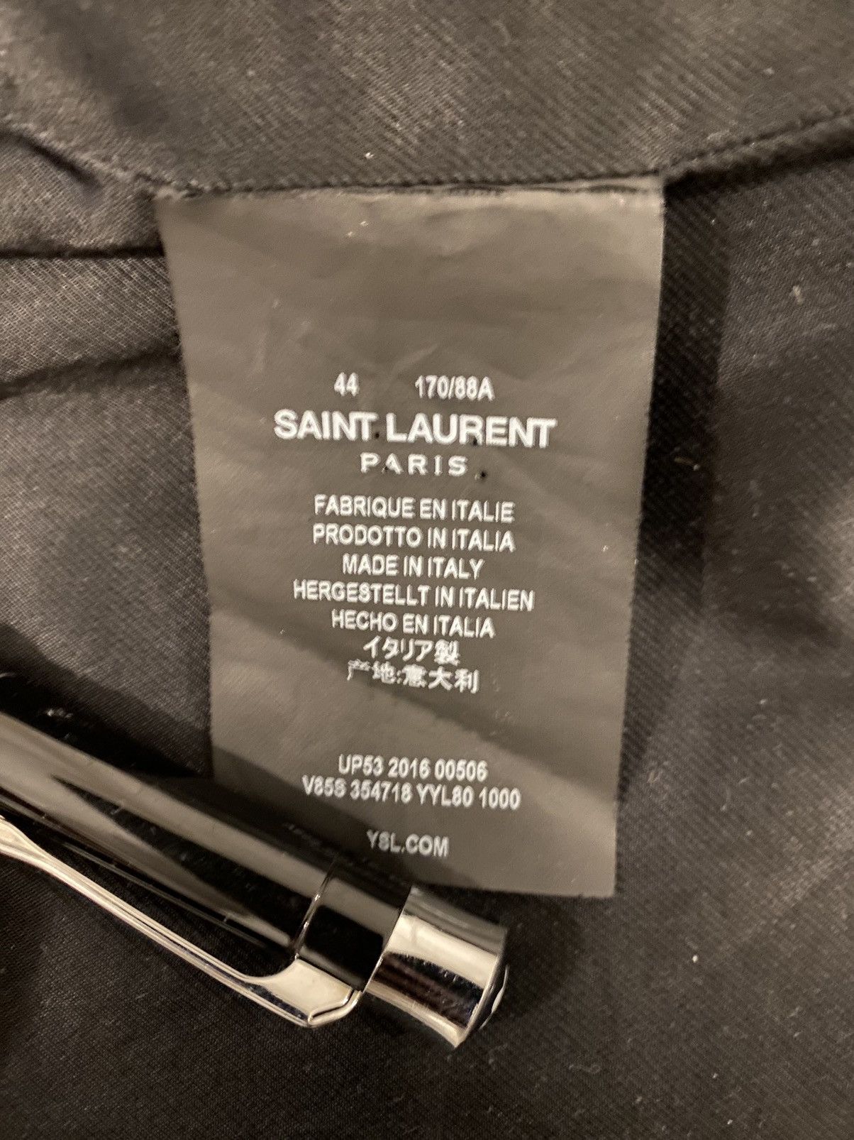 Saint Laurent Paris 2016 saint laurent teddy jacket size 44 Size US S / EU 44-46 / 1 - 5 Thumbnail