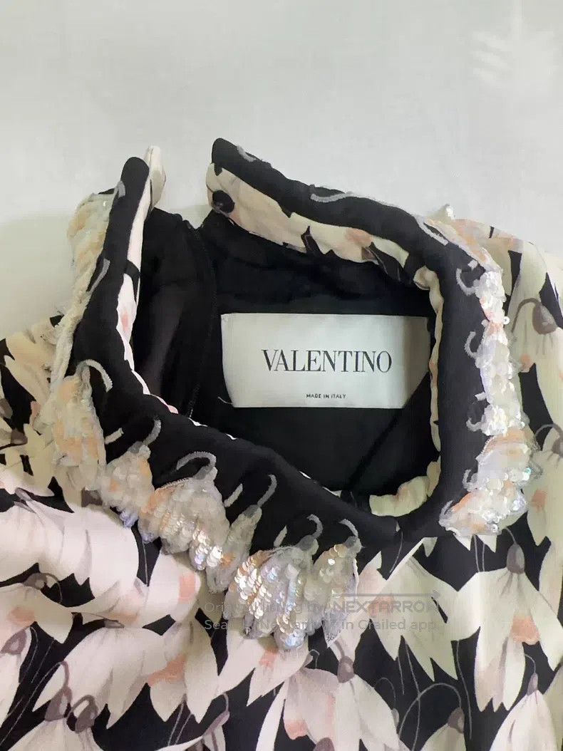 Valentino Valentino Heavy work embroidered dress Size L / US 10 / IT 46 - 6 Thumbnail