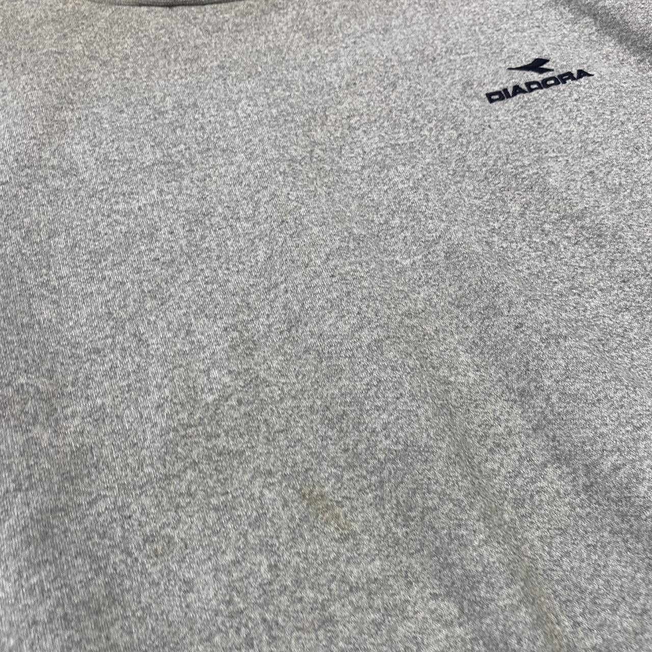 Diadora 90s Vintage Grey Diadora sweatshirt with Size US L / EU 52-54 / 3 - 6 Thumbnail