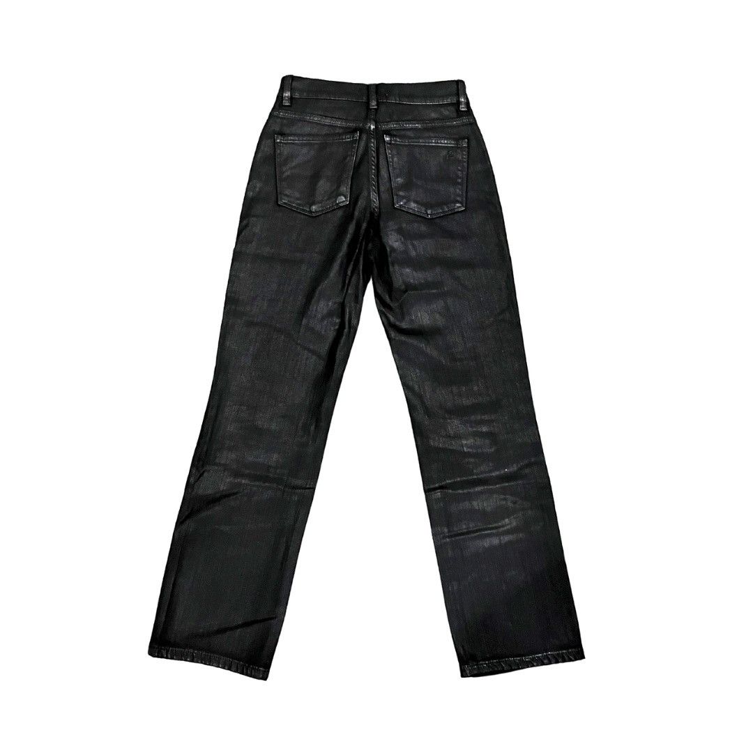 DL1961 Never Worn Straight Leg Brushed Black Jeans Size 24" / US 00 / IT 34 - 2 Thumbnail