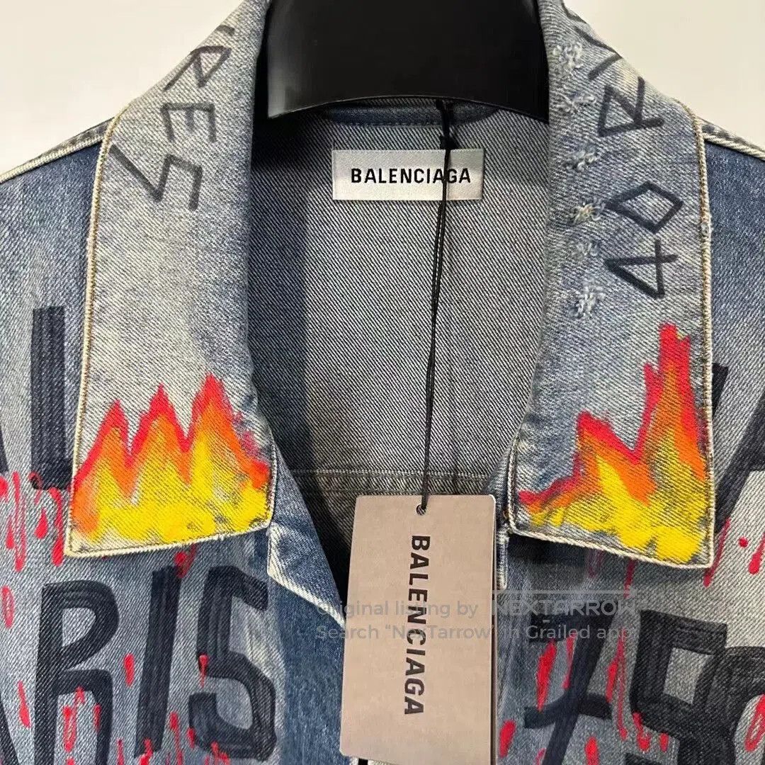 Balenciaga balenciaga graffiti jacket size 34. Size US XS / EU 42 / 0 - 3 Thumbnail