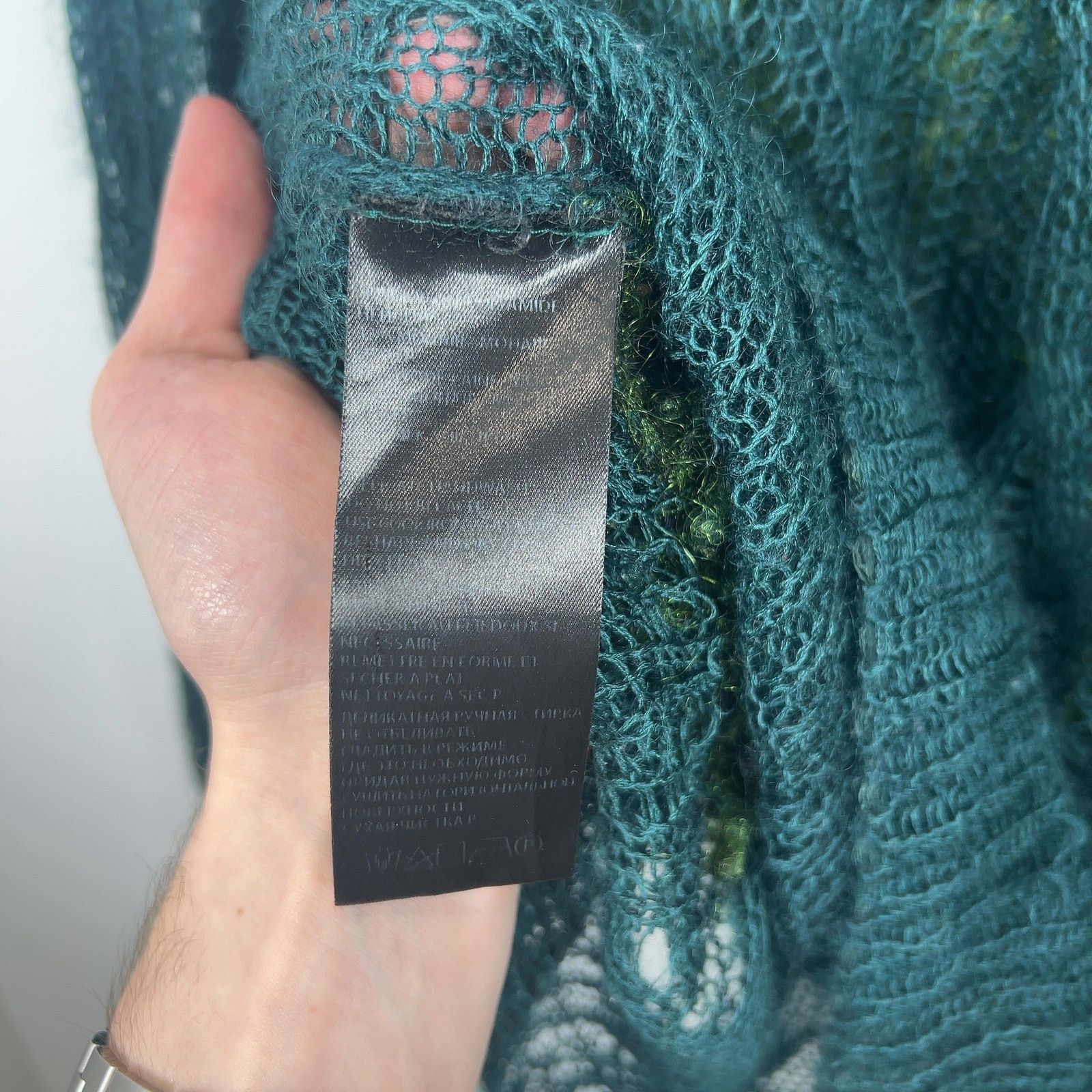 Ann Demeulemeester Ann Demeulemeester Distressed Mohair Sweater Size US M / EU 48-50 / 2 - 7 Thumbnail