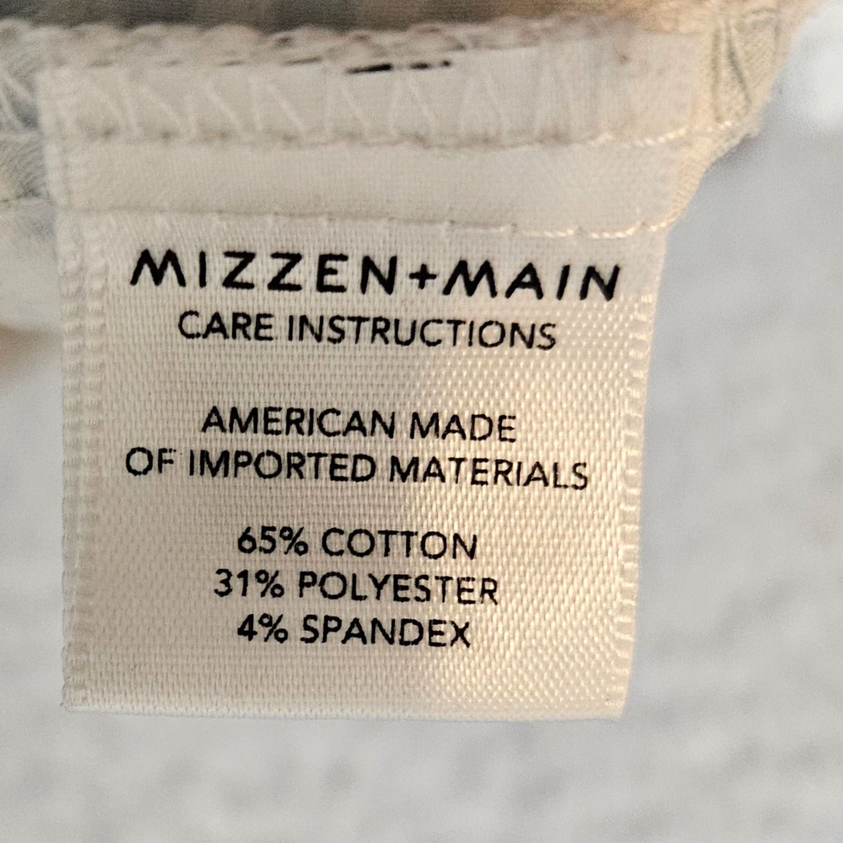 Mizzen+Main Mizzen + Main Mens Large Green White Seersucker Check Short Sleeve Button Down Size US 33 - 4 Thumbnail