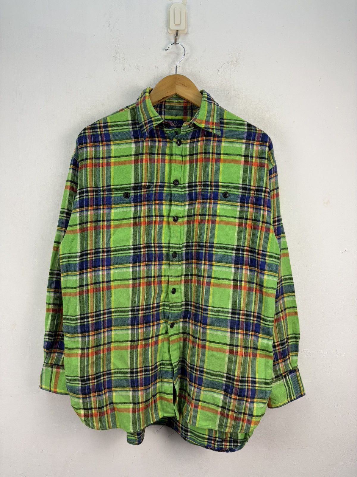 Polo Ralph Lauren Polo Ralph Lauren Flannel Shirt Button Up Size US M / EU 48-50 / 2 - 1 Thumbnail