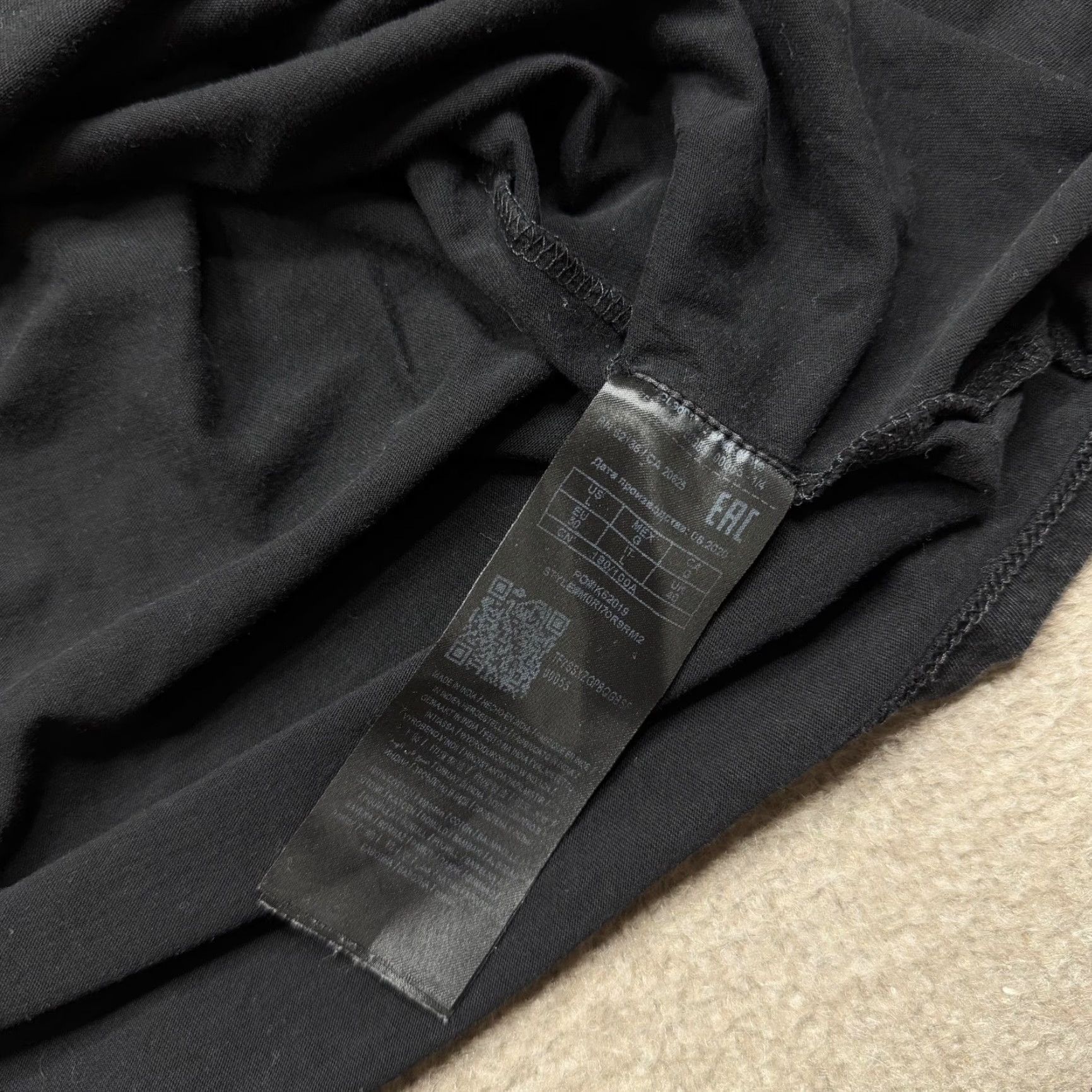 Guess GUESS Graphic T Shirt Men's L Black Short Sleeve Crew Neck Stretch Casual Size US L / EU 52-54 / 3 - 8 Thumbnail