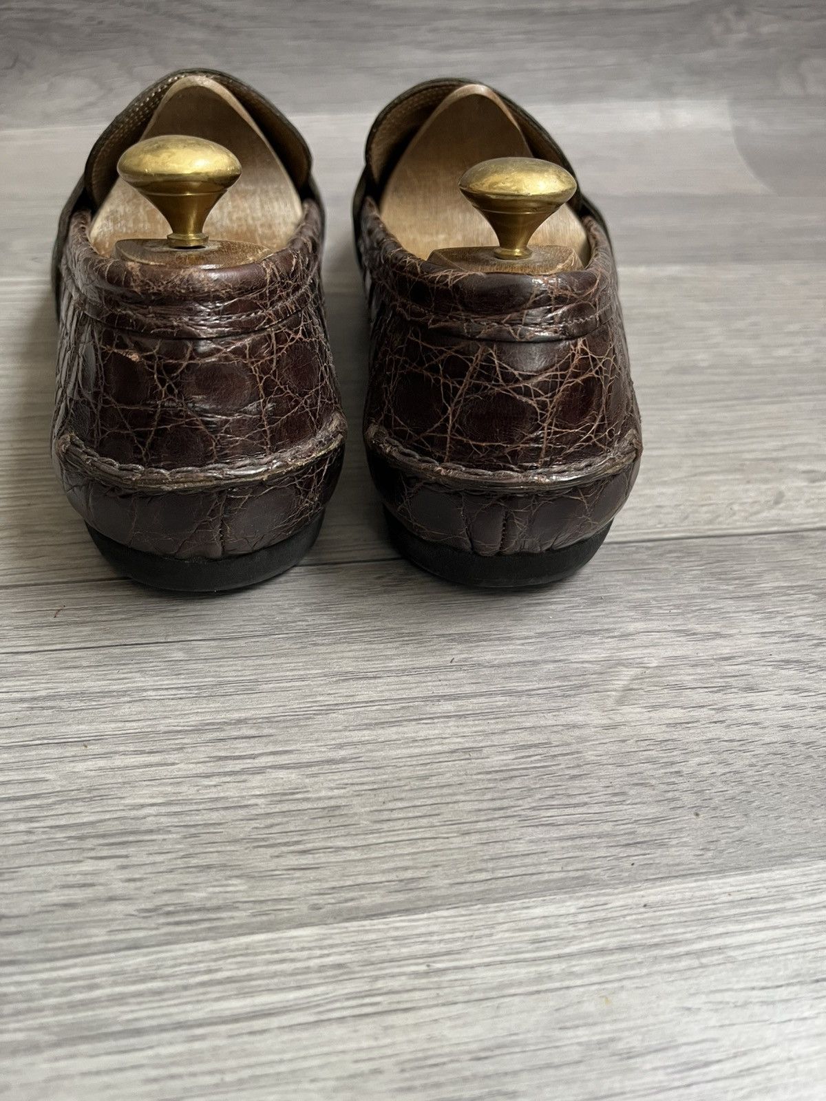Prada Prada crocodile penny loafers sz 41 Size US 8 / EU 41 - 5 Thumbnail