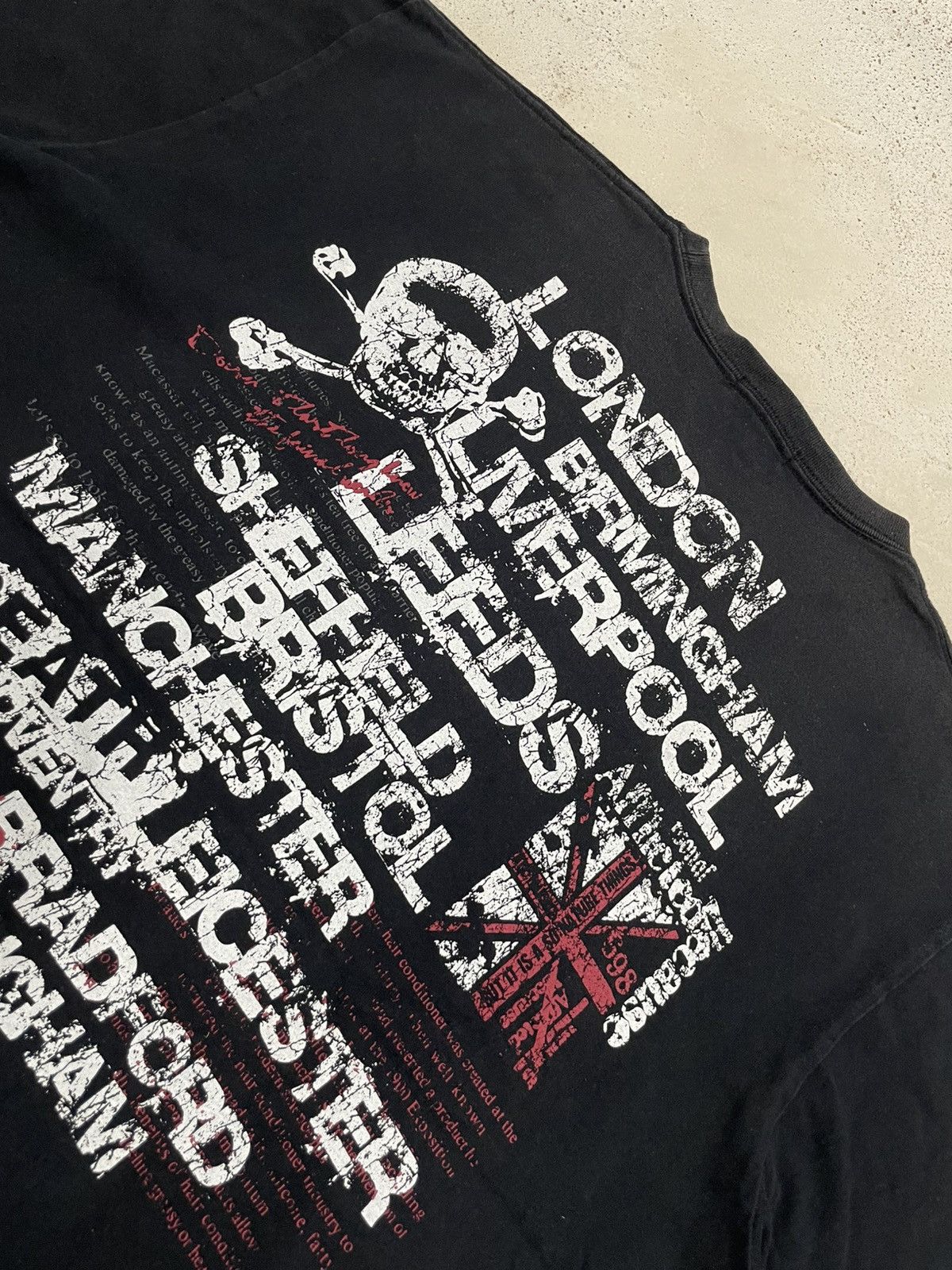 Japanese Brand Beaumere Destruction Wish Affliction Punk Tour Y2K Wording Size US XXL / EU 58 / 5 - 19 Thumbnail