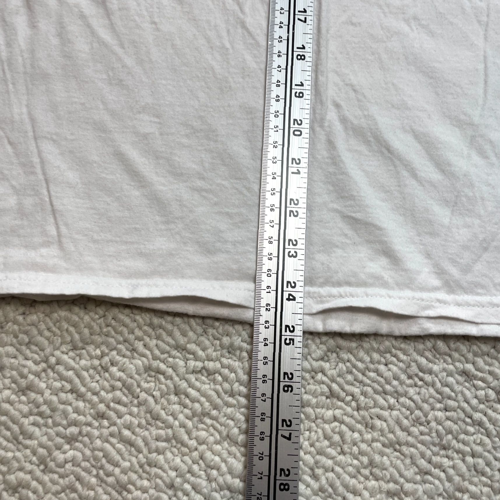 Gildan Gildan Shirt Womens Medium White Crew Short Sleeve Cotton Solid Basic Top 38-40 Regular Womens T-Shirt Size M / US 6-8 / IT 42-44 - 3 Thumbnail