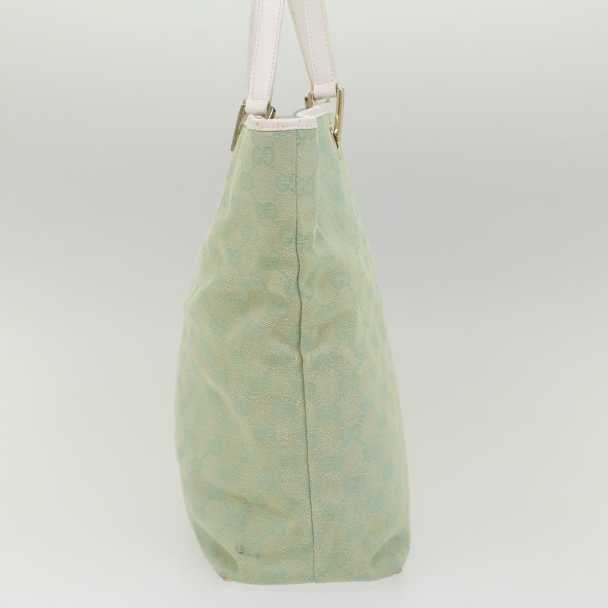 Gucci GUCCI GG Canvas Tote Bag Light Blue 002 002 Size ONE SIZE - 5 Thumbnail