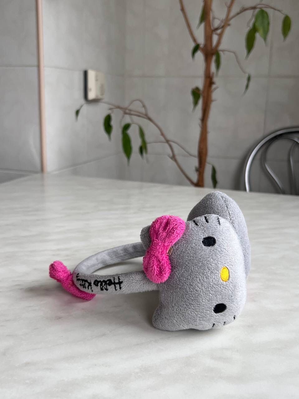 Japanese Brand × Vintage Y2k Hello Kitty Earmuffs Hat Cat Big Logo 00s Size ONE SIZE - 5 Thumbnail