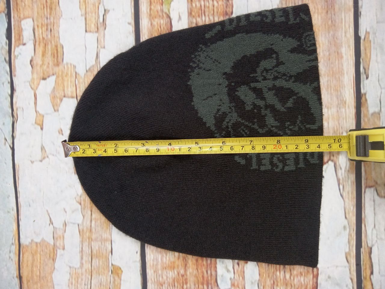 Diesel Diesel Winter Hat Big Logo Streetwear Y2K Size ONE SIZE - 7 Thumbnail