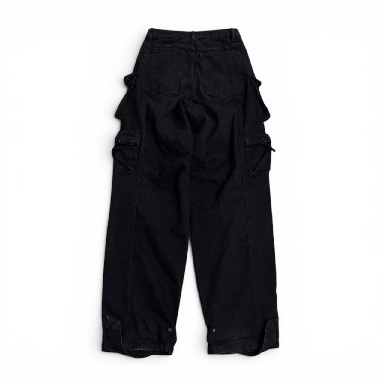 THE KRIPT THE KRIPT Pixely Cargo Jeans Black Size 26" / US 2 / IT 38 - 6 Thumbnail