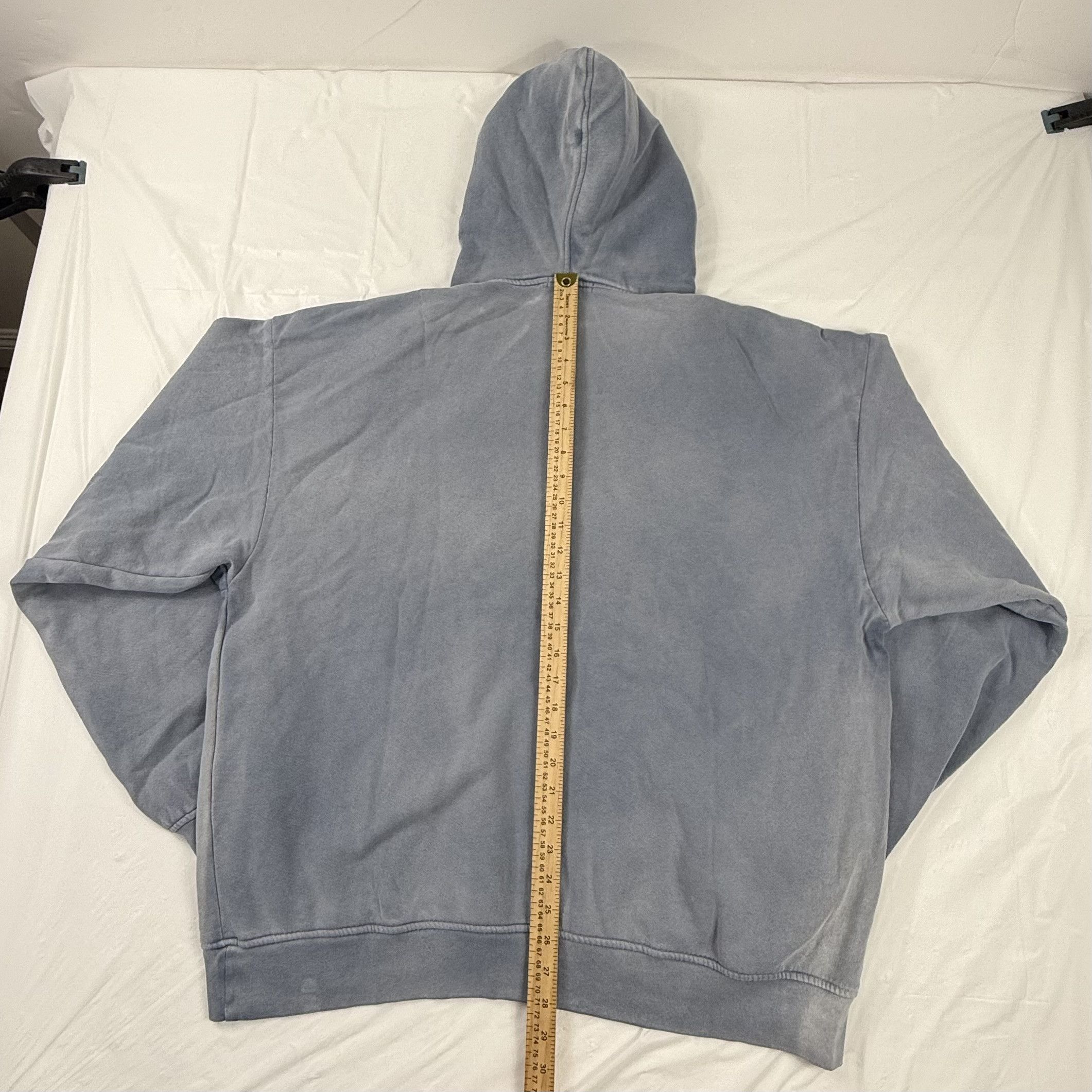 Thirteen Studios Thirteen Studios Faded Blue Heavyweight Hoodie XXL Boxy Fit Size US XXL / EU 58 / 5 - 4 Thumbnail