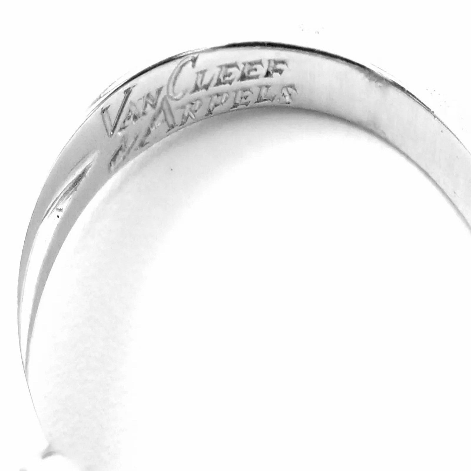 Van Cleef & Arpels Van Cleef & Arpels Platinum Diamond Fleurette Flower Ring Size ONE SIZE - 8 Thumbnail