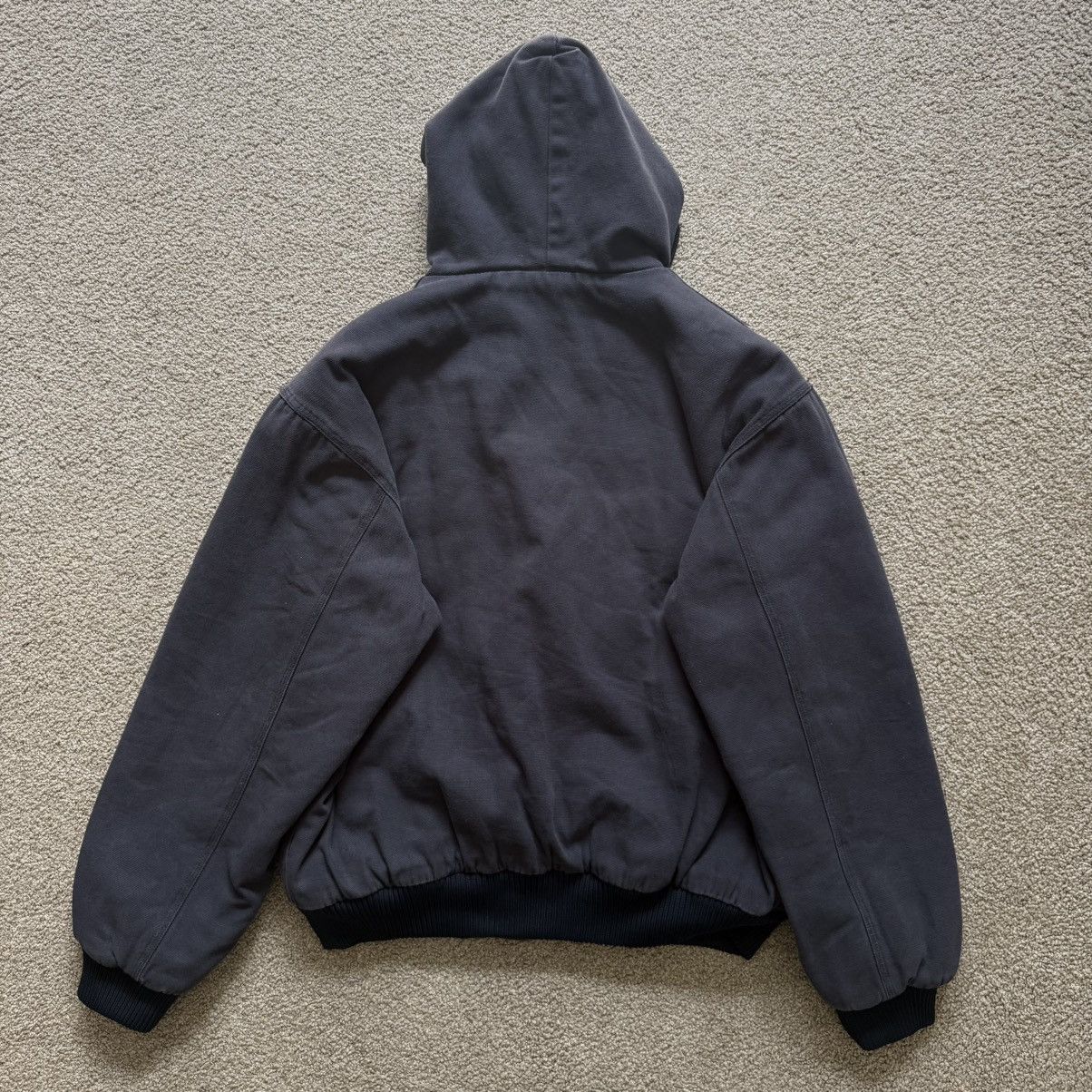 Vintage Tri Mountain Hooded Work Jacket (Navy) Size US XL / EU 56 / 4 - 2 Thumbnail