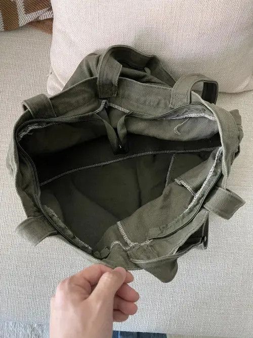 VIBE STEAL! Vintage Japan Military Green Crossbody Shoulder Bag Size ONE SIZE - 4 Thumbnail