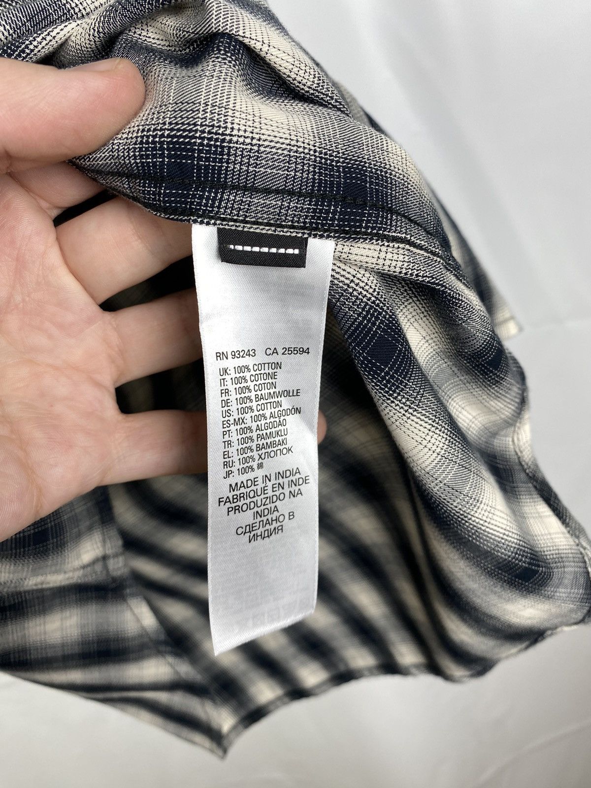 Diesel Diesel Check Shirt Button Up Fabric Slylized size M Size US M / EU 48-50 / 2 - 9 Thumbnail