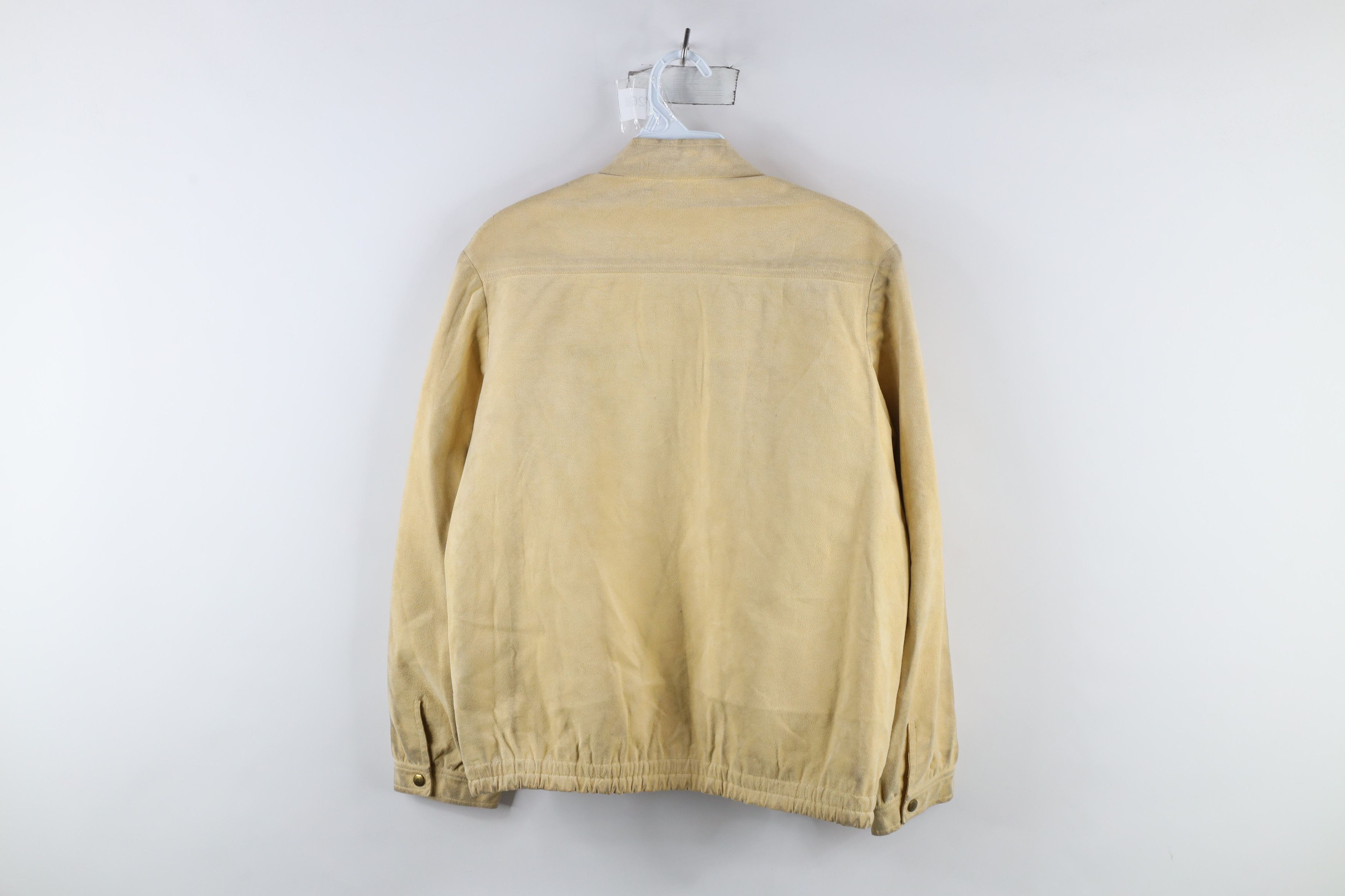 Vintage Vintage 60s Streetwear Ultra Suede Bomber Jacket Beige Size M / US 6-8 / IT 42-44 - 11 Thumbnail