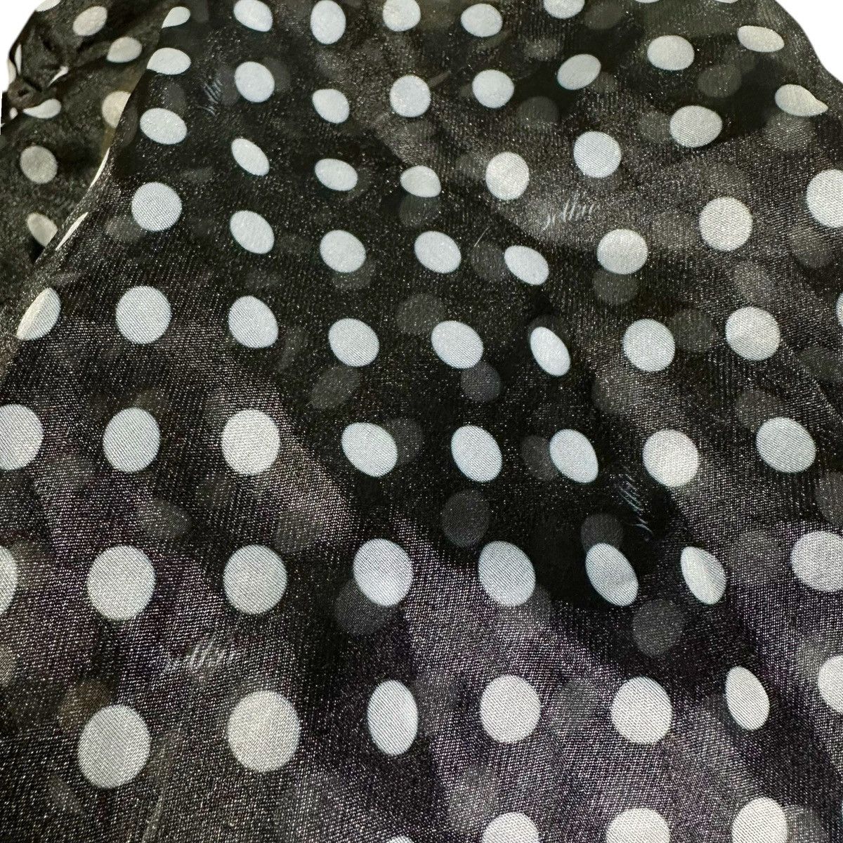 Selkie NEW SELKIE Cloud 9 Organza Wrap Blouse, Black Spot, XS Size XS / US 0-2 / IT 36-38 - 8 Thumbnail