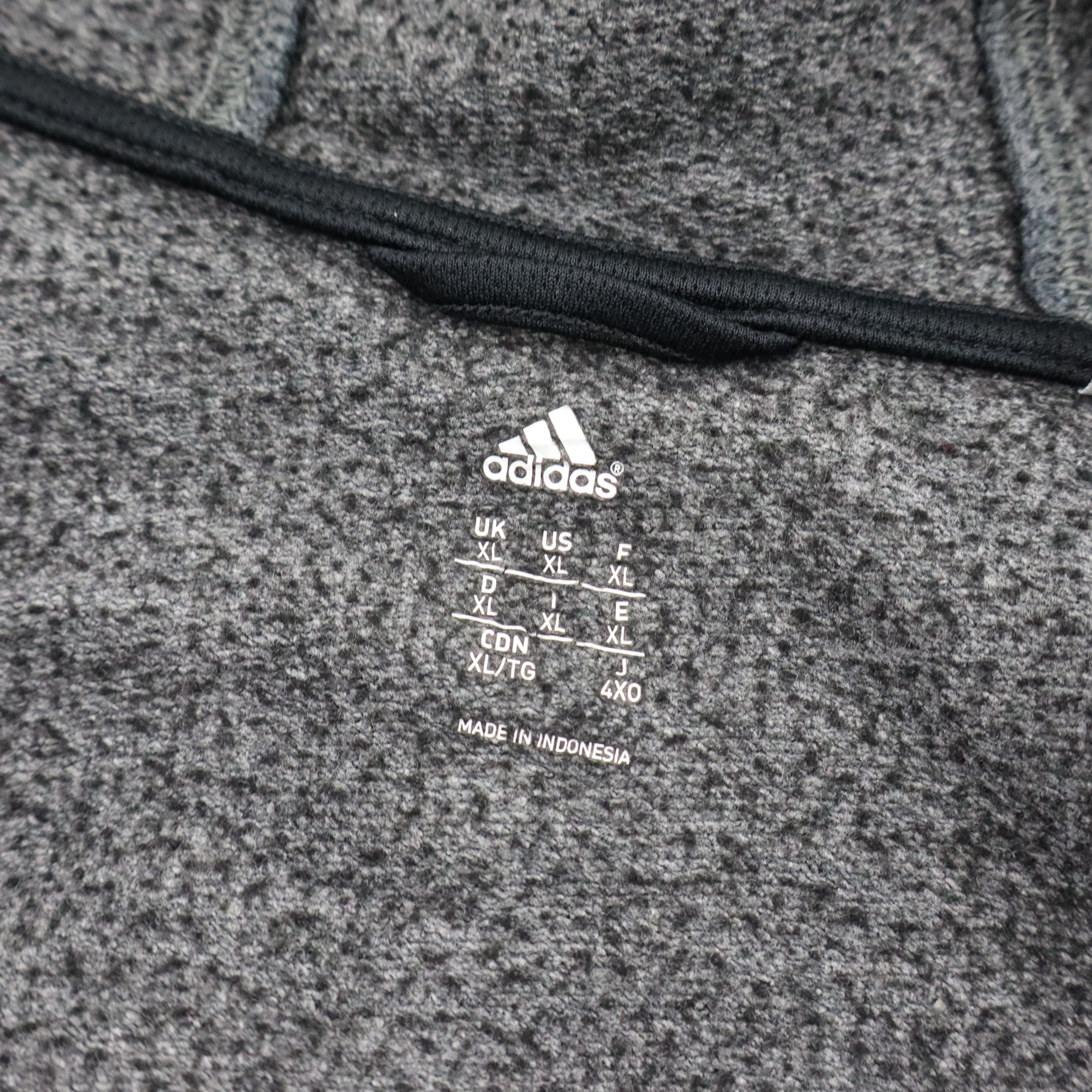 Adidas × Russell Athletic × Vintage Adidas Baggy Grunge Faded Heavyweight Hoodie Mens XL 90s Y2K Size US XL / EU 56 / 4 - 10 Thumbnail