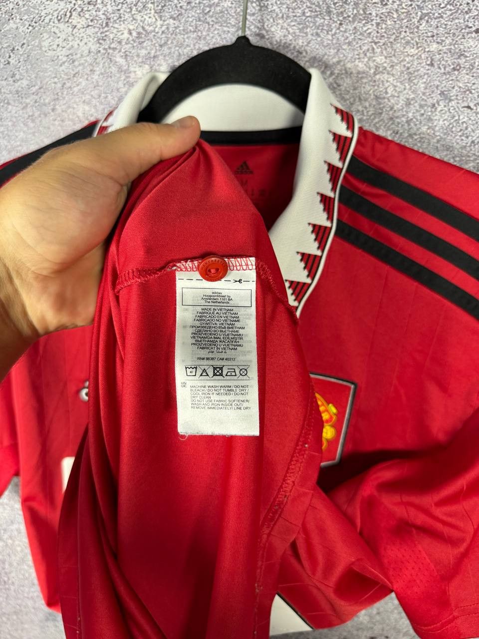 Adidas SANCHO Manchester United 2022/23 Adidas Soccer Jersey Size US M / EU 48-50 / 2 - 10 Thumbnail