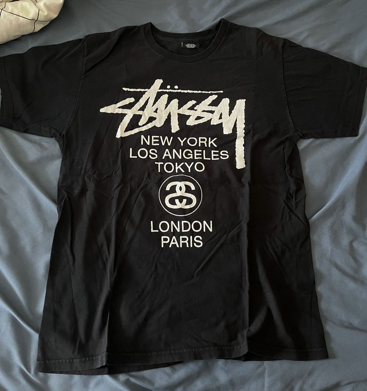 Stussy Stussy Black Tee M Size US M / EU 48-50 / 2 - 1 Thumbnail