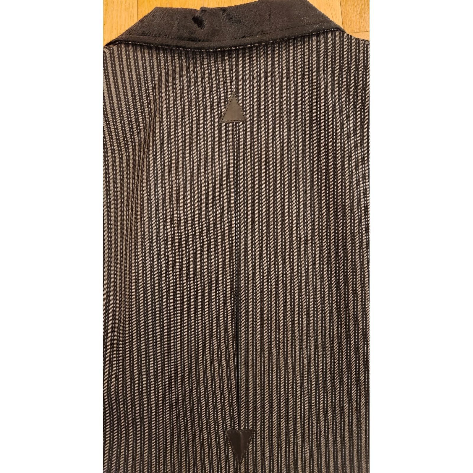 Mackintosh Mackintosh 104 Pinstripe Wool Overcoat (Made in Scotland) Size US M / EU 48-50 / 2 - 8 Thumbnail