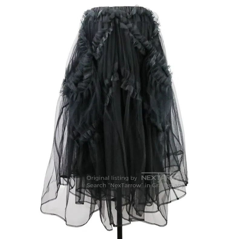 Comme des Garcons Comme Des Garcons size XS Black Retro Lace Skirt Size 23" - 1 Thumbnail
