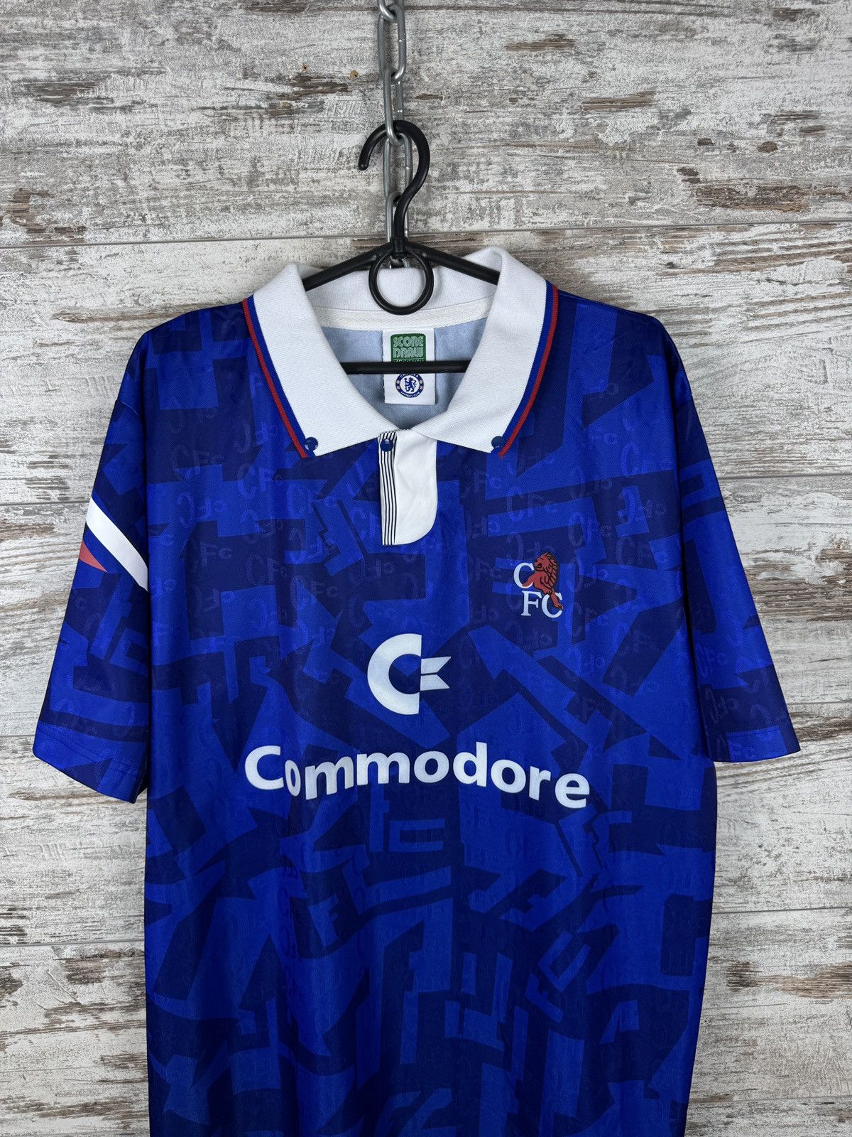 Adidas Retro Chelsea Shirt Umbro Chelsea Mens SS Home Shirt 1989