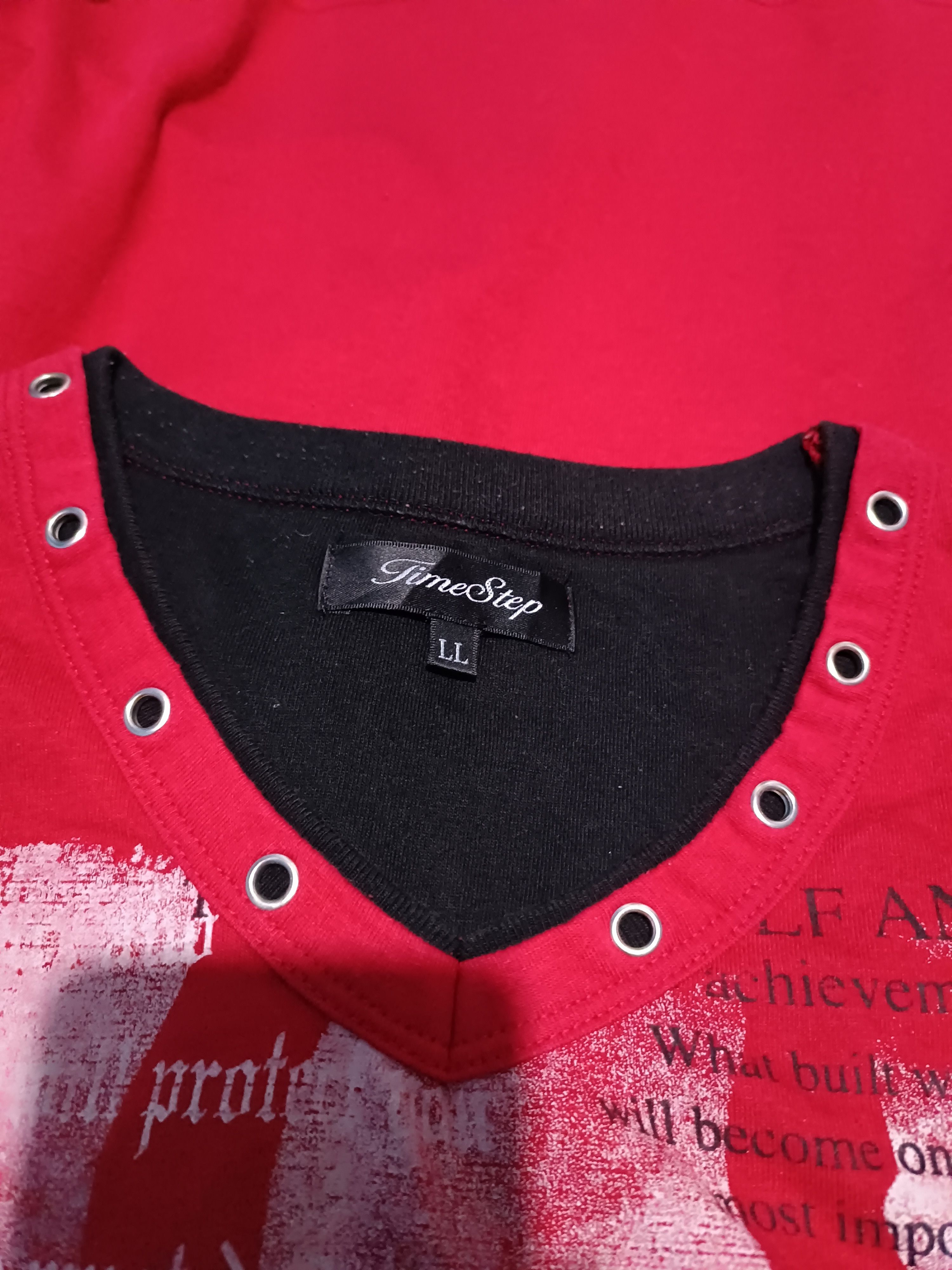 Japanese Brand Double Layer Short Sleeve T-shirt Style Grunge Gothic Size US L / EU 52-54 / 3 - 8 Thumbnail