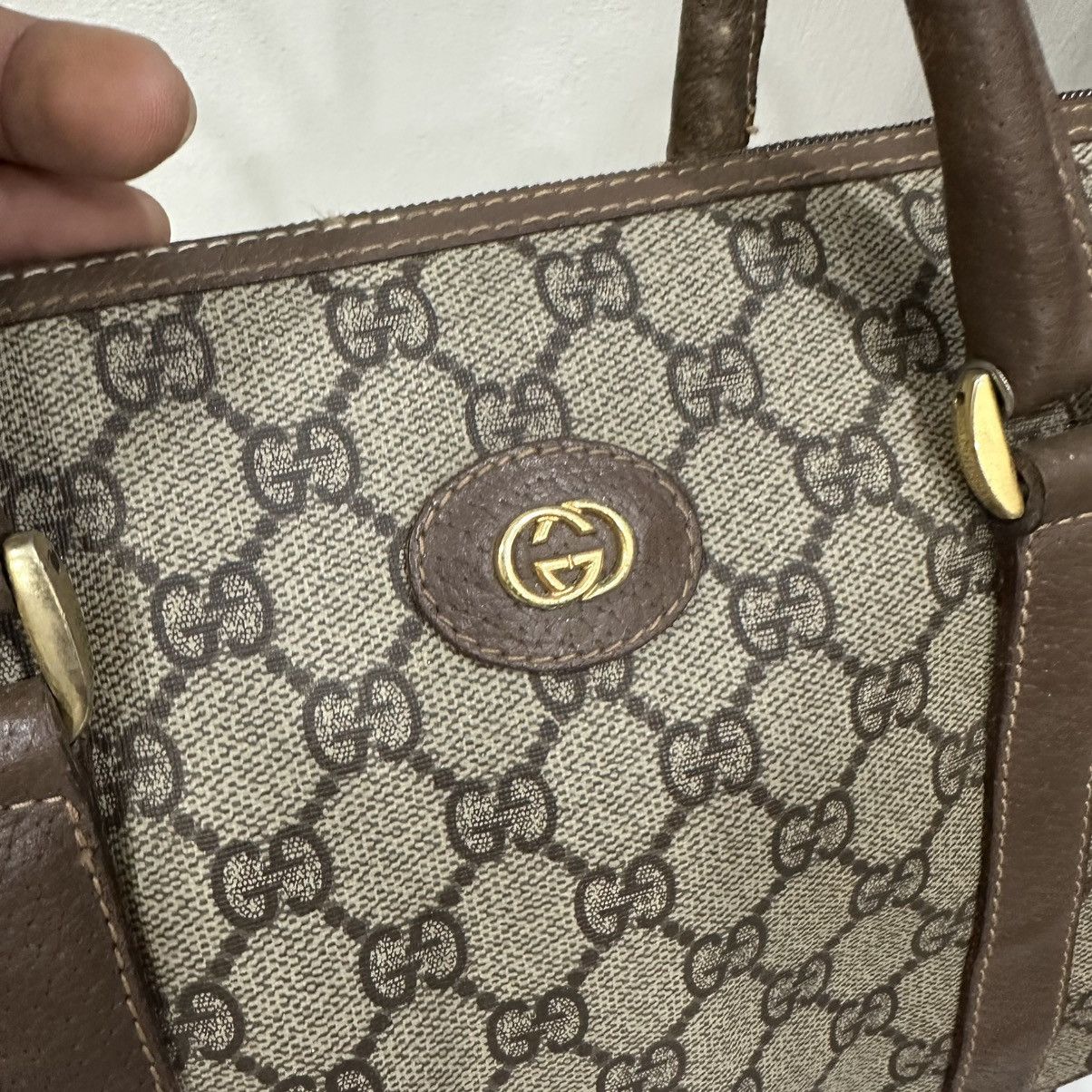 Gucci ‼️LASTDROP‼️ VINTAGE GUCCI GG SUPREME BOSTON BAG Size ONE SIZE - 9 Thumbnail