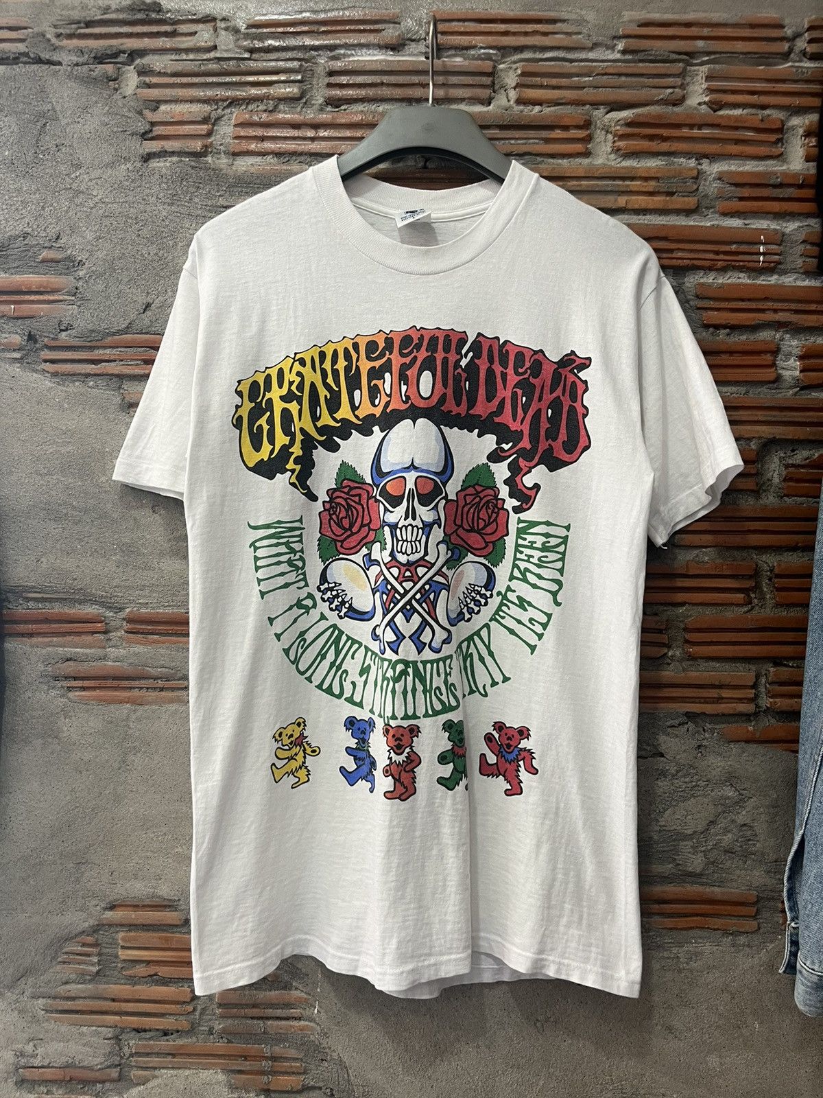 Grateful Dead Vintage GRATEFUL DEAD what Alones Strance Trip It’s Been 90’ Size US L / EU 52-54 / 3 - 2 Thumbnail