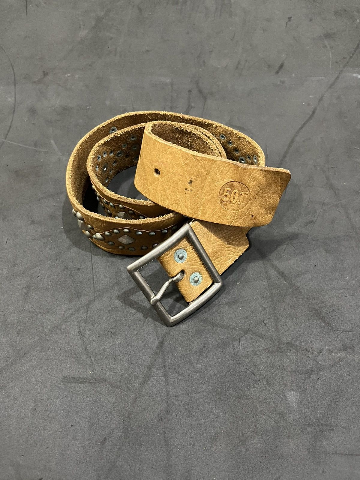 Levi's × Levi's Made & Crafted × Levi's Vintage Clothing 💸BINDINGOFFER💸Vintage levis studed belt Size 32 - 1 Thumbnail
