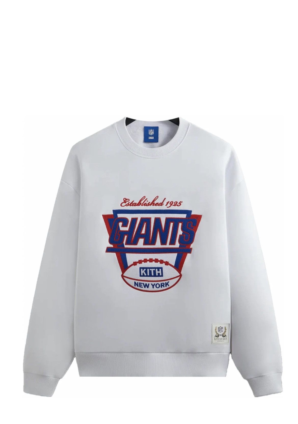 Kith for the NFL: Giants Helmet Nelson Vintage Crewneck - Current