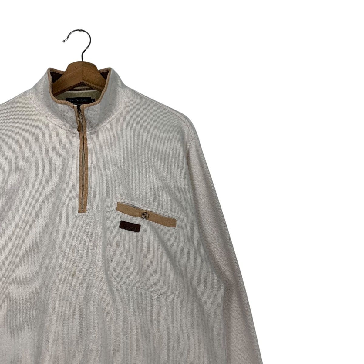 Kansai Yamamoto KANSAI YAMAMOTO Half Zip Turtleneck Sweatshirt #2425-C108 Size US L / EU 52-54 / 3 - 5 Thumbnail