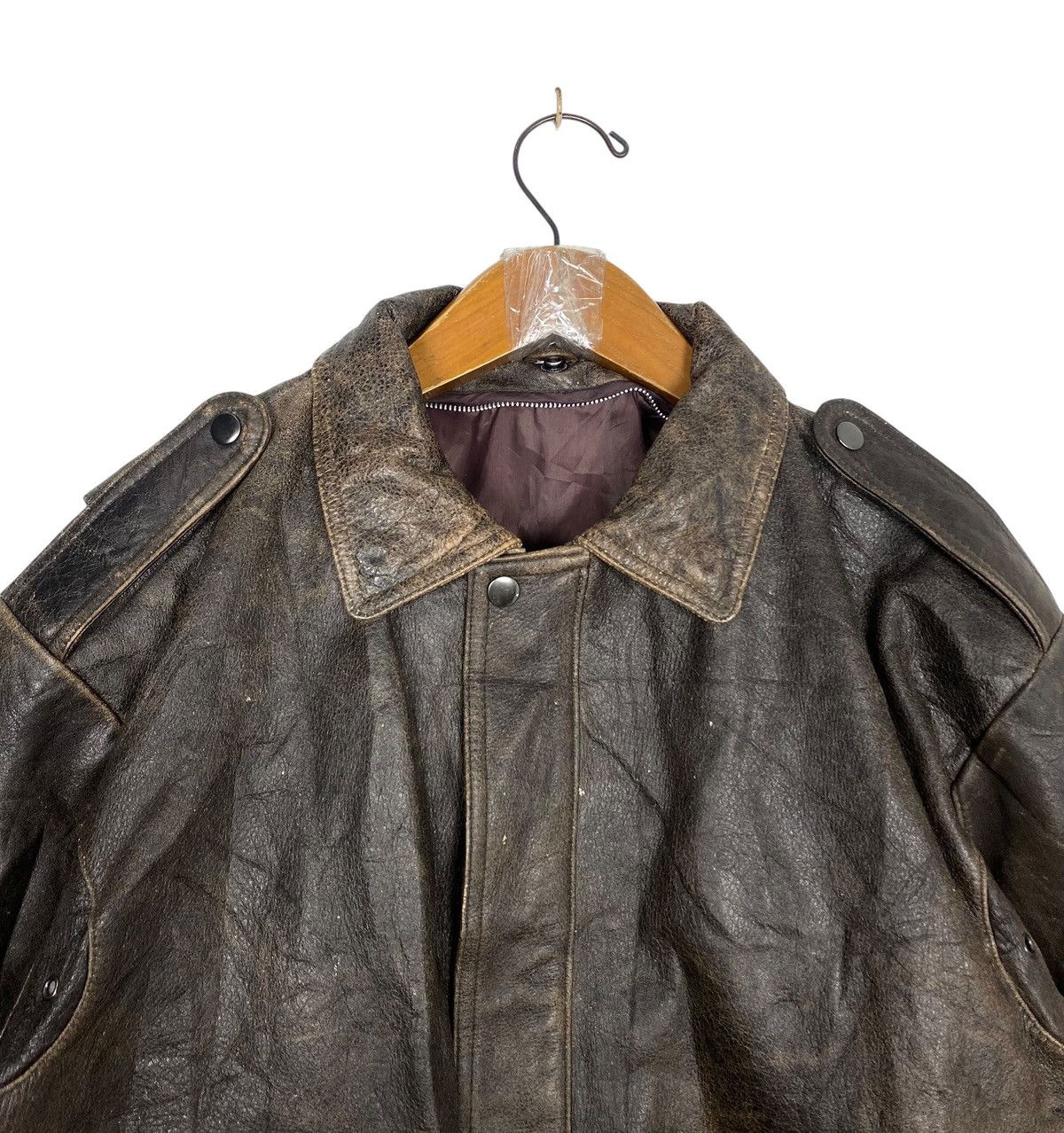 Vintage Vintage Aviator Jacket Cow Leather Size US M / EU 48-50 / 2 - 4 Thumbnail