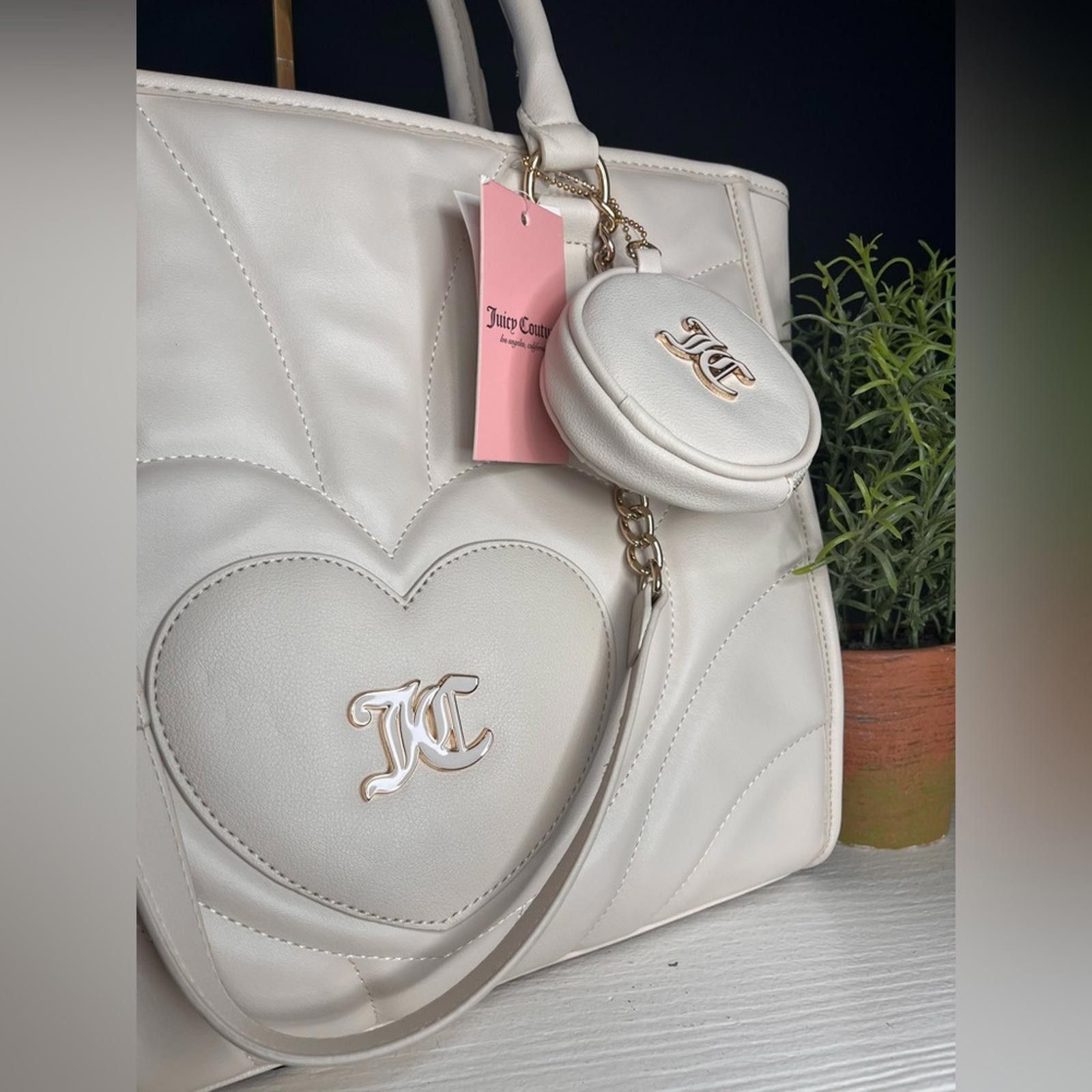 Juicy Couture Jeans Juicy Couture Only You Tote Bag, Shoulder Strap, Coin Purse Size ONE SIZE - 2 Thumbnail
