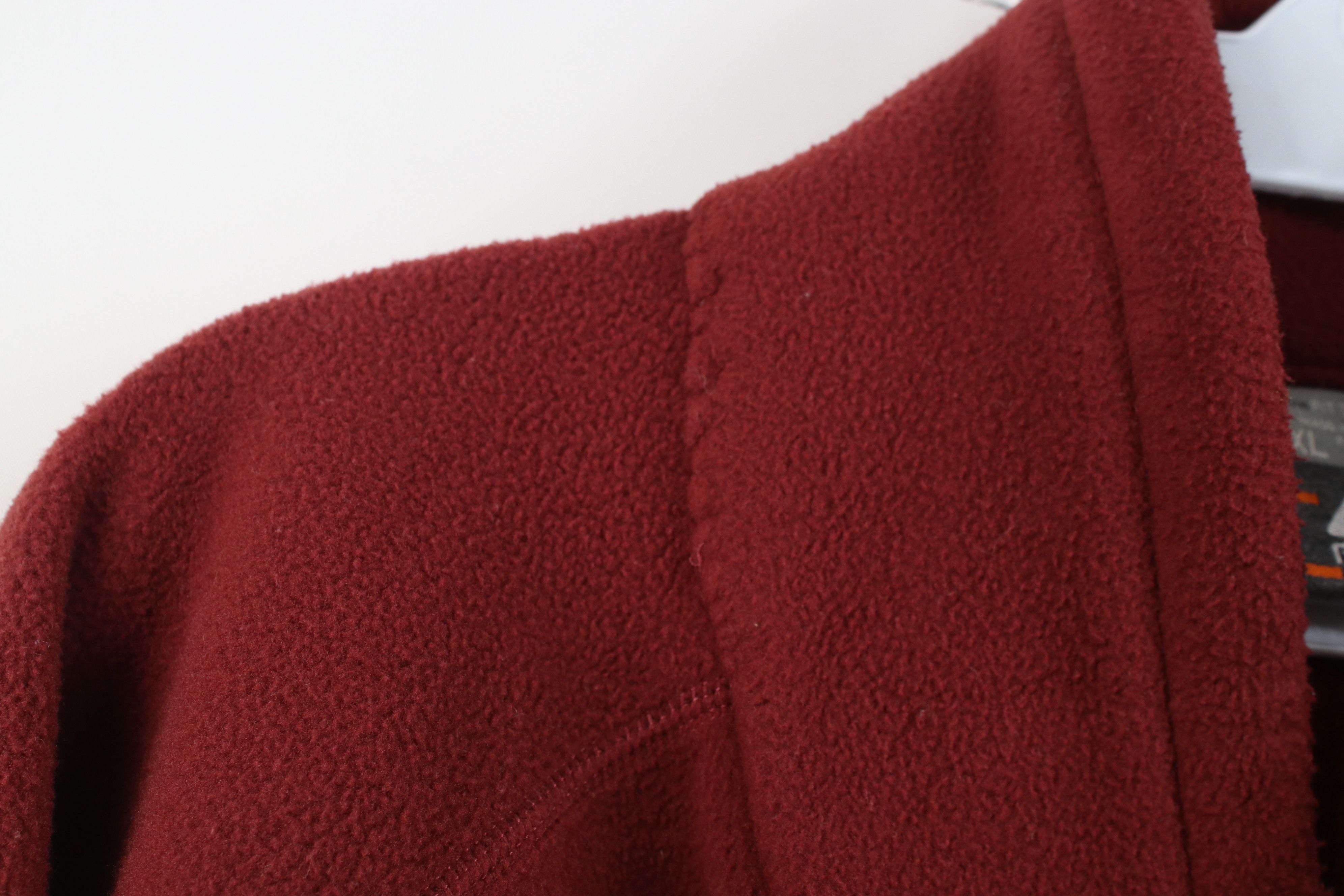 Nike Vintage Y2K Nike ACG Mini Swoosh Fleece Full Zip Jacket Red Size US L / EU 52-54 / 3 - 10 Thumbnail