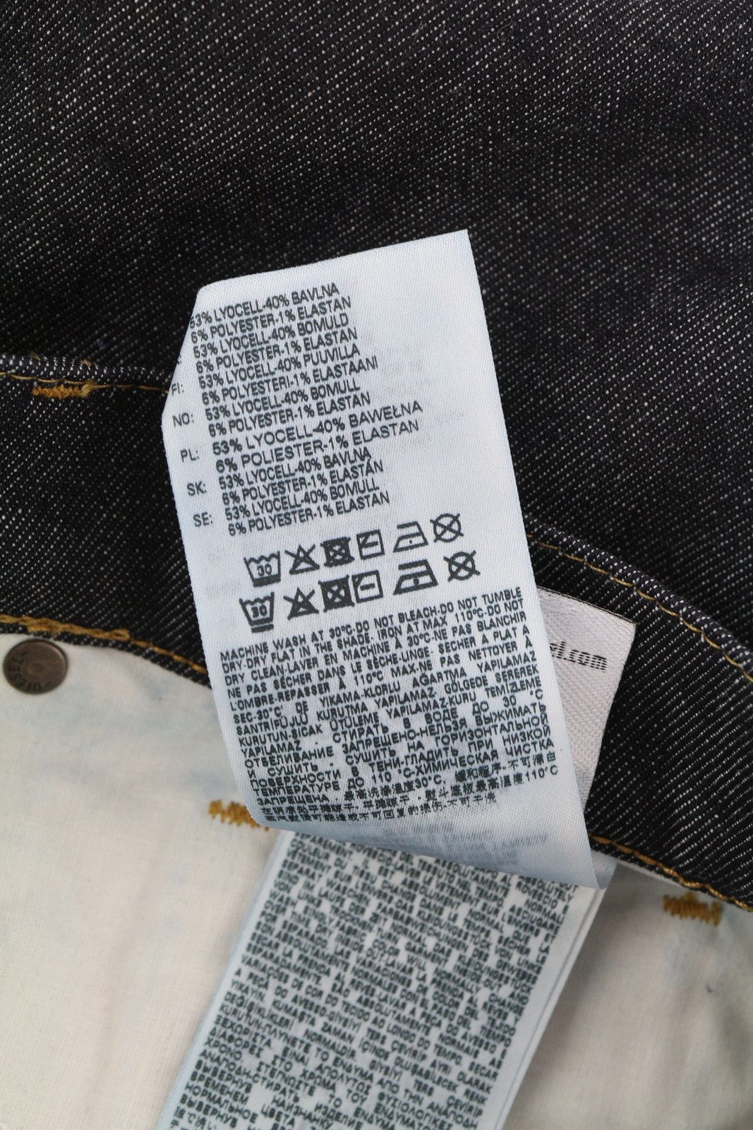 Diesel D-STRUKT 009HF W30/L30 Slim Stretch Dark Jeans 40887 Size US 30 / EU 46 - 11 Thumbnail