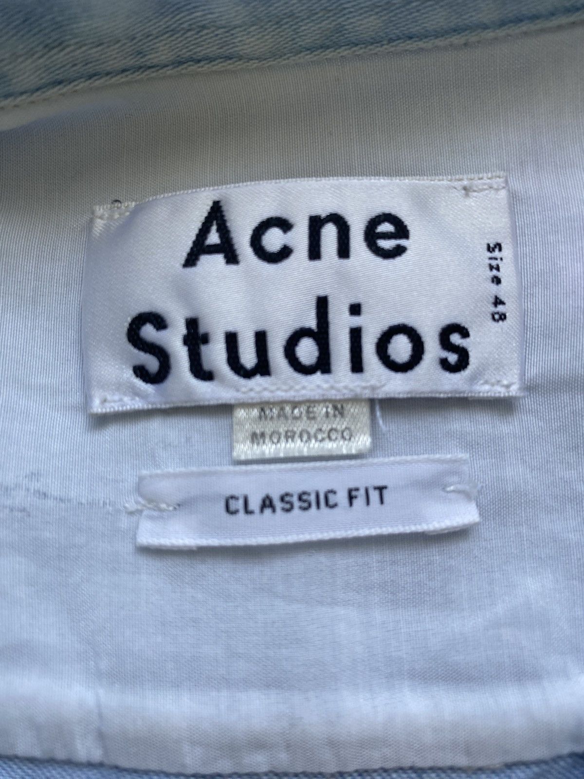 Acne Studios Acne Studios Isherwood Denim Shirt - SS L.NYG.23 Edition Size US M / EU 48-50 / 2 - 3 Thumbnail