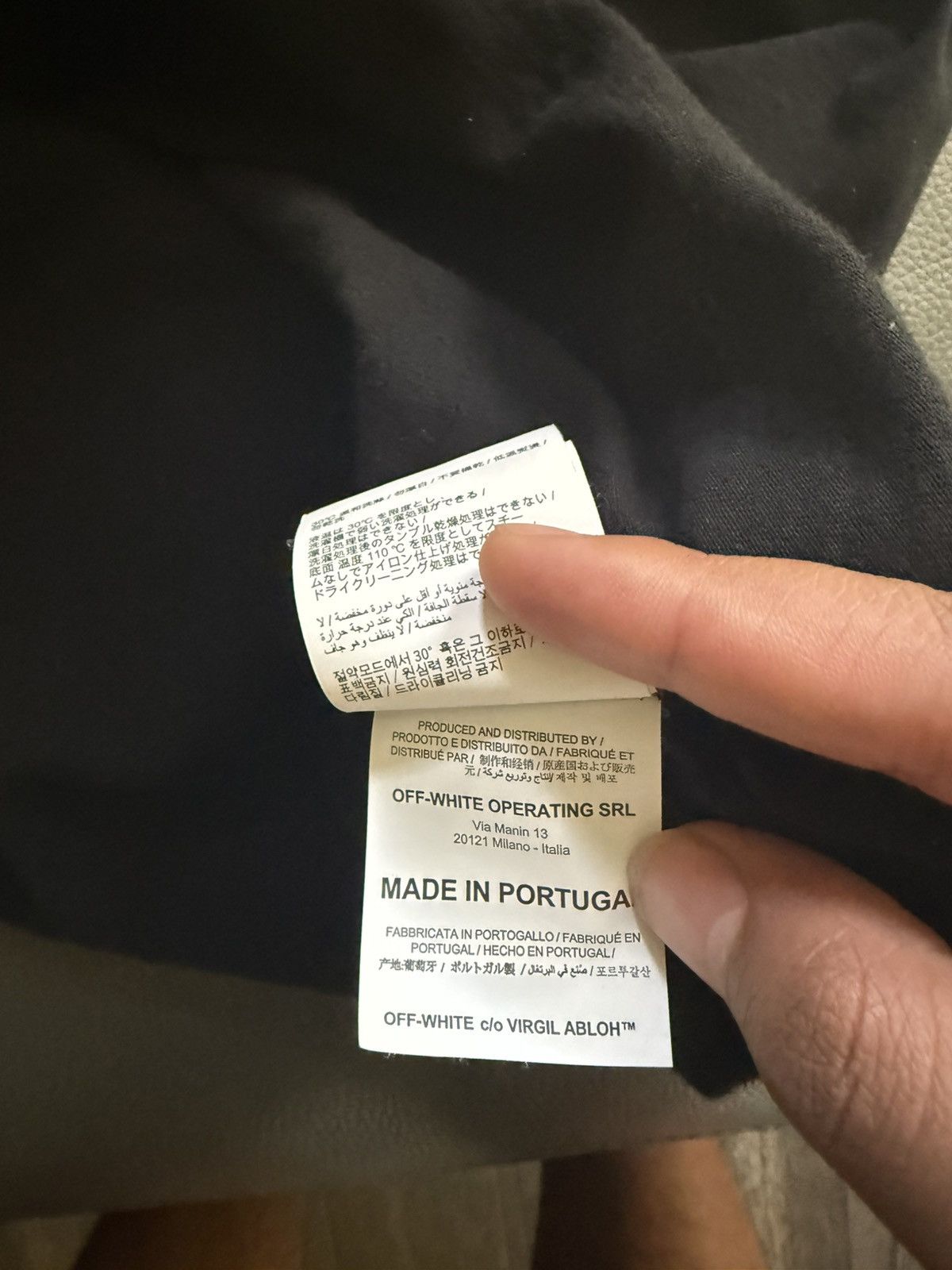 Off-White Off white black angel arrow T shirt Size US M / EU 48-50 / 2 - 5 Thumbnail