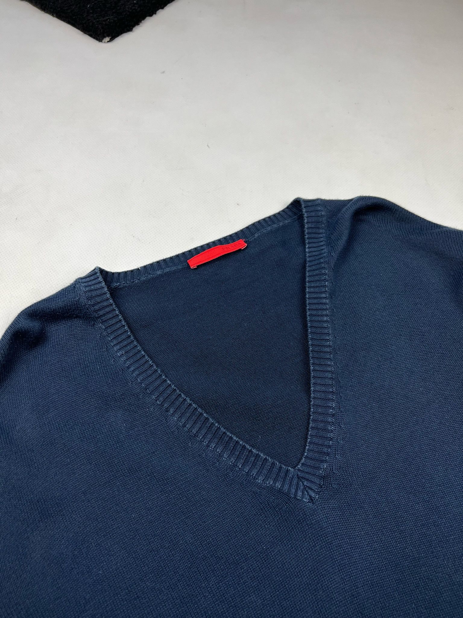 Prada Prada Milano crew wool Sweater / Jumper v neck Size US L / EU 52-54 / 3 - 9 Thumbnail