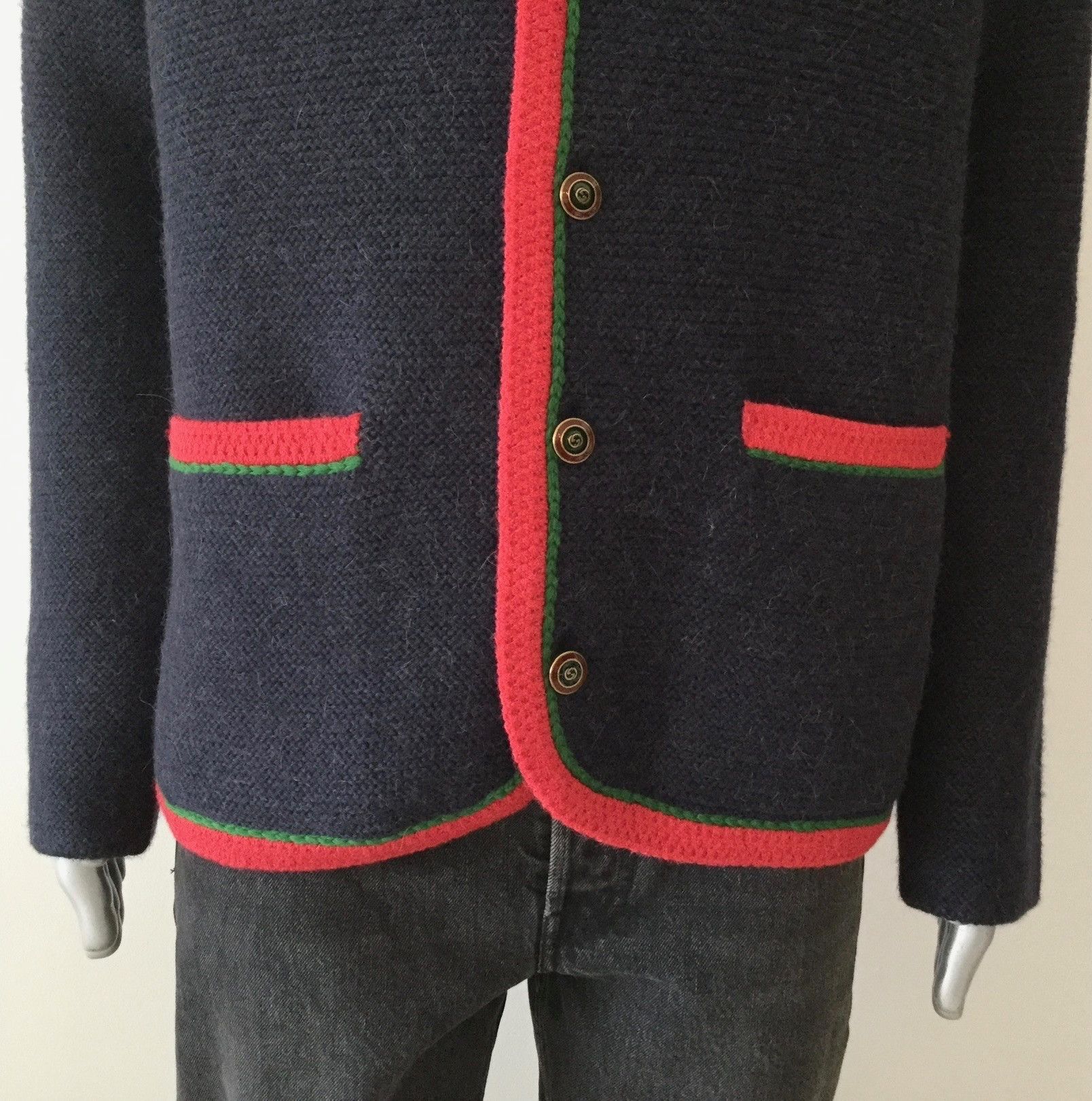 Gucci × MLB Gucci x MLB NY Yankees Alpaca Knit Cardigan - NWT - Size L Size US L / EU 52-54 / 3 - 3 Thumbnail