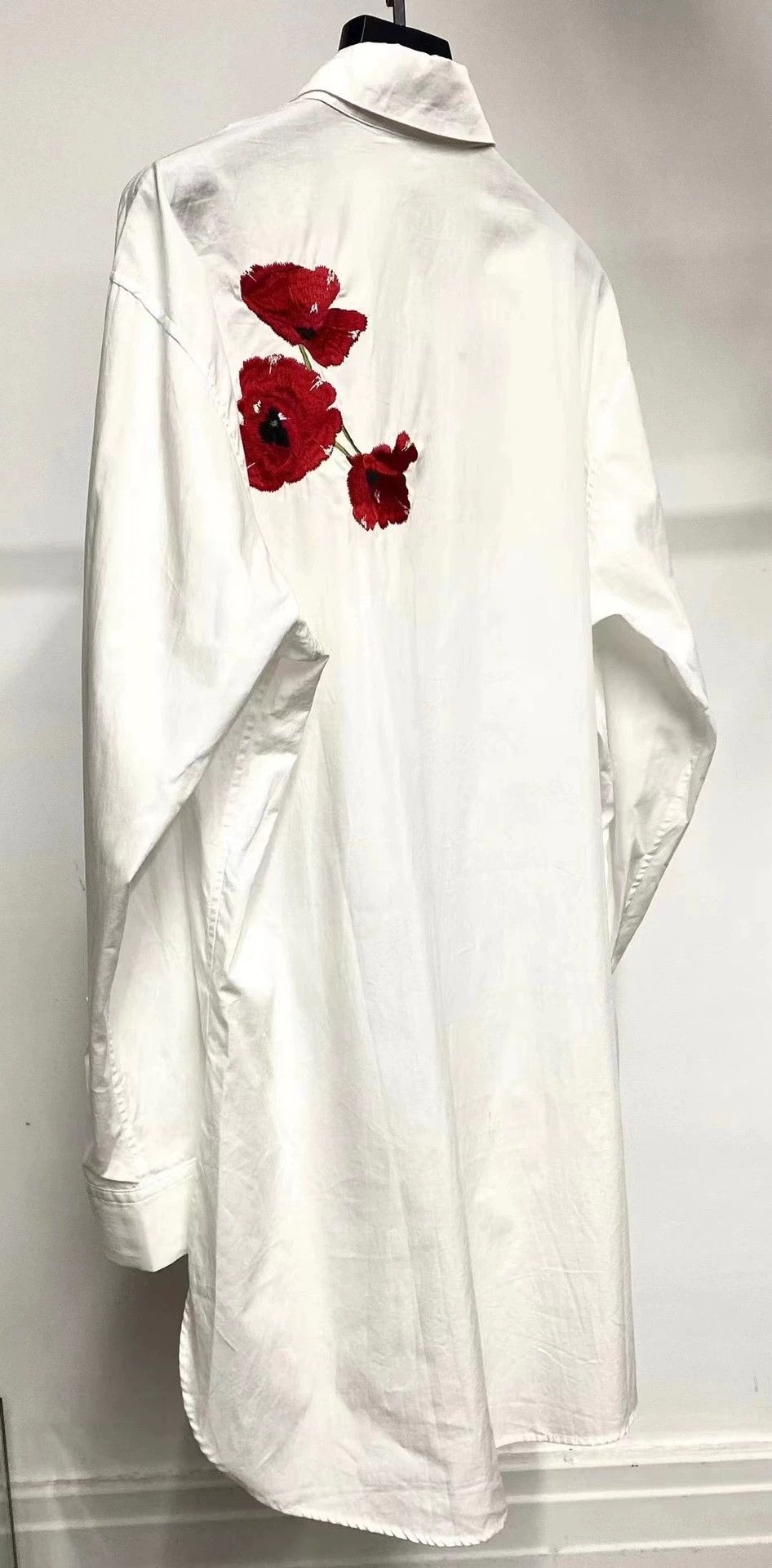 Yohji Yamamoto Yohji Yamamoto Embroidered Shirt Women's Size 1 Size S / US 4 / IT 40 - 4 Thumbnail